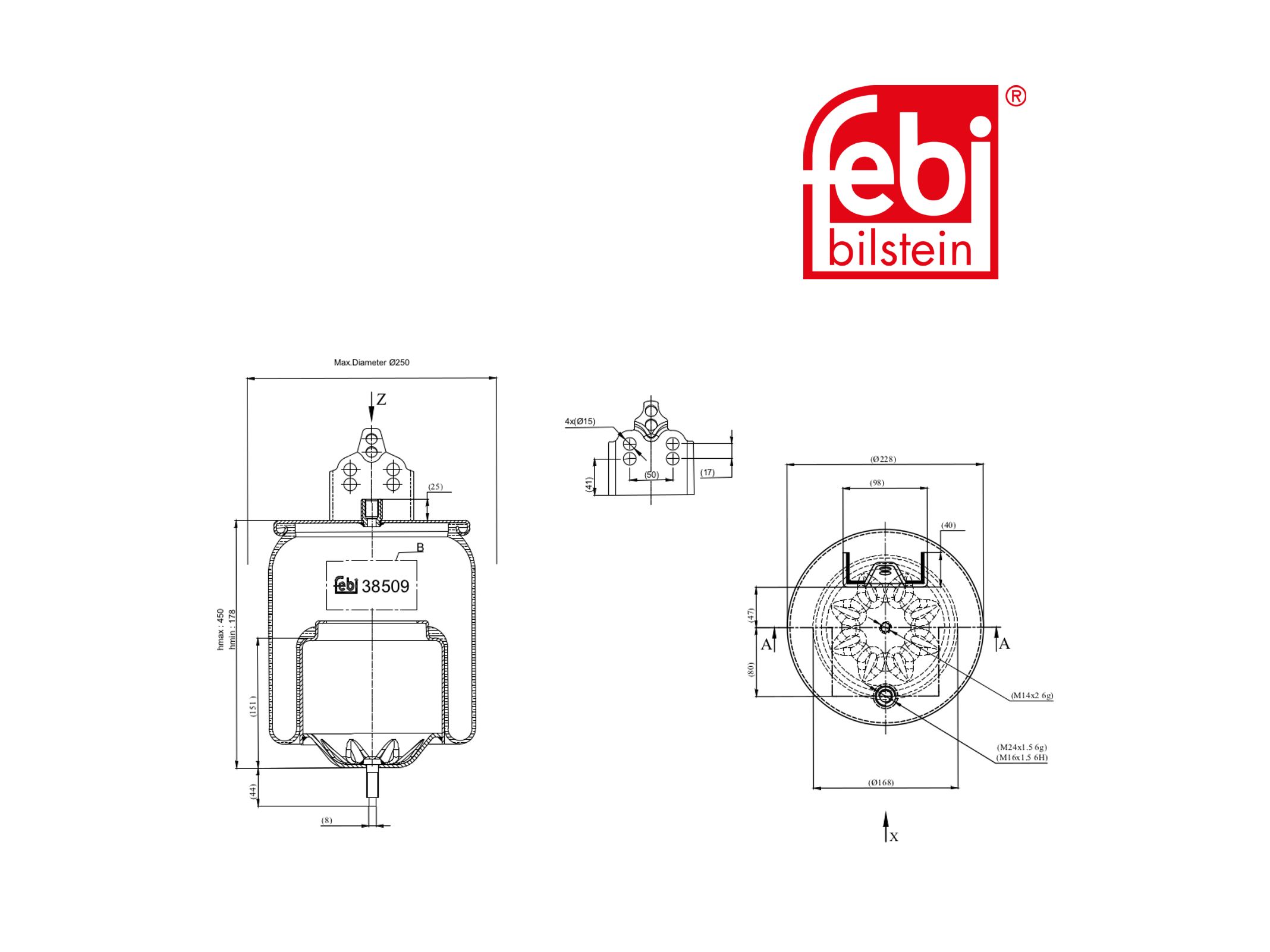 Luftfederbalg Febi 3171695