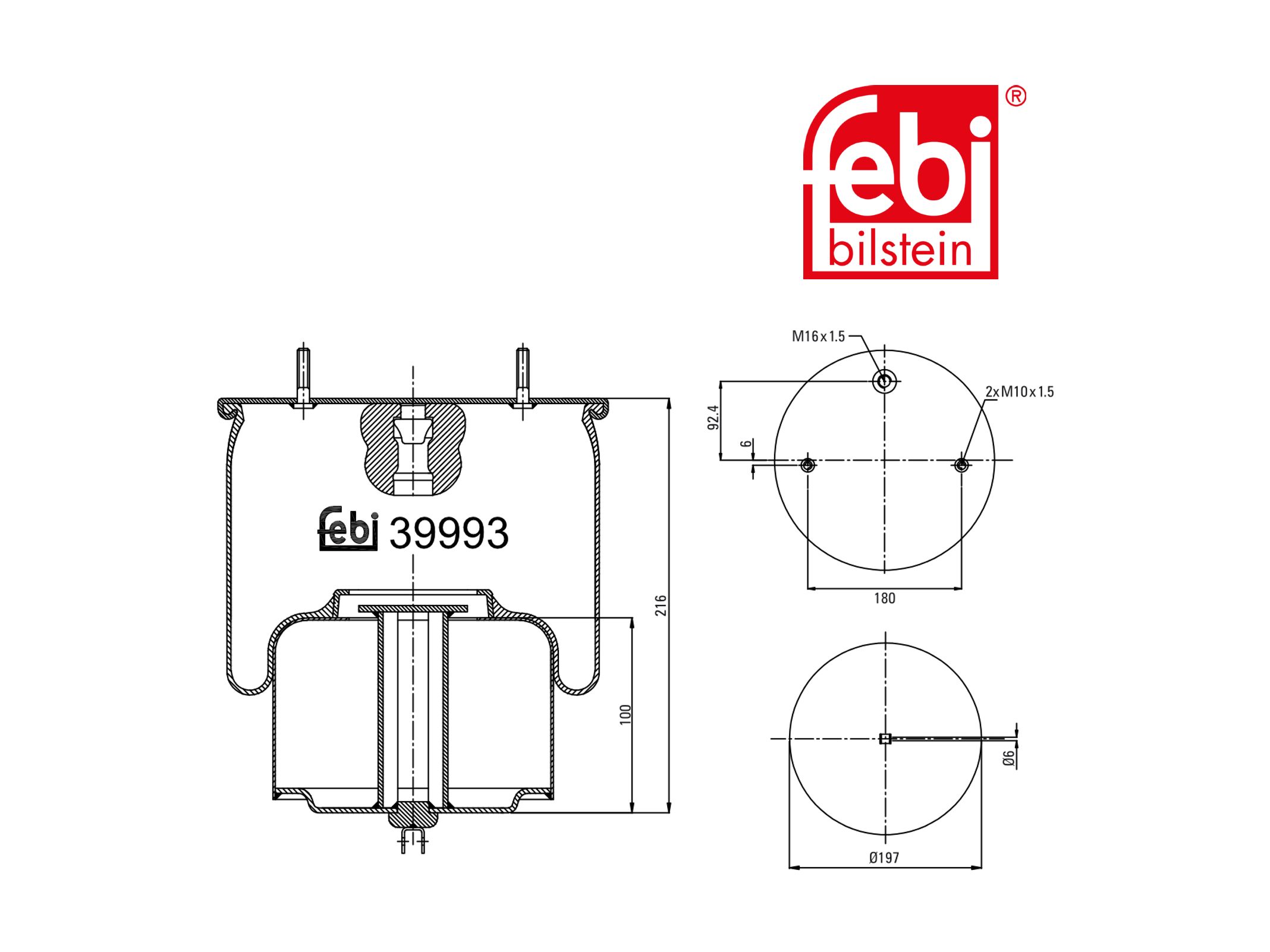 Luftfederbalg Febi 1075365