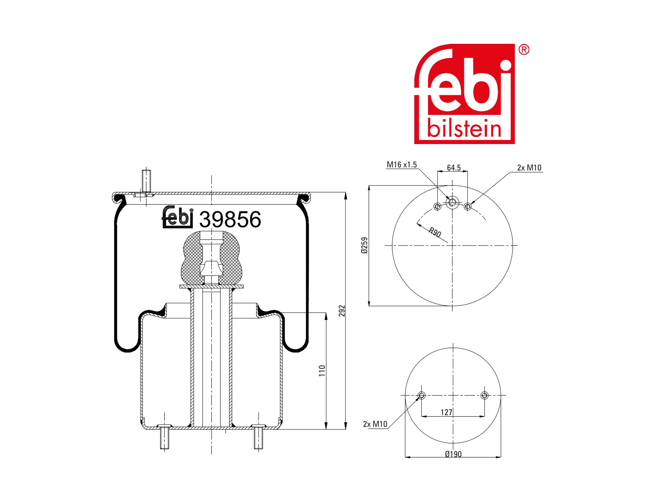 Air Bellows Febi 20480202