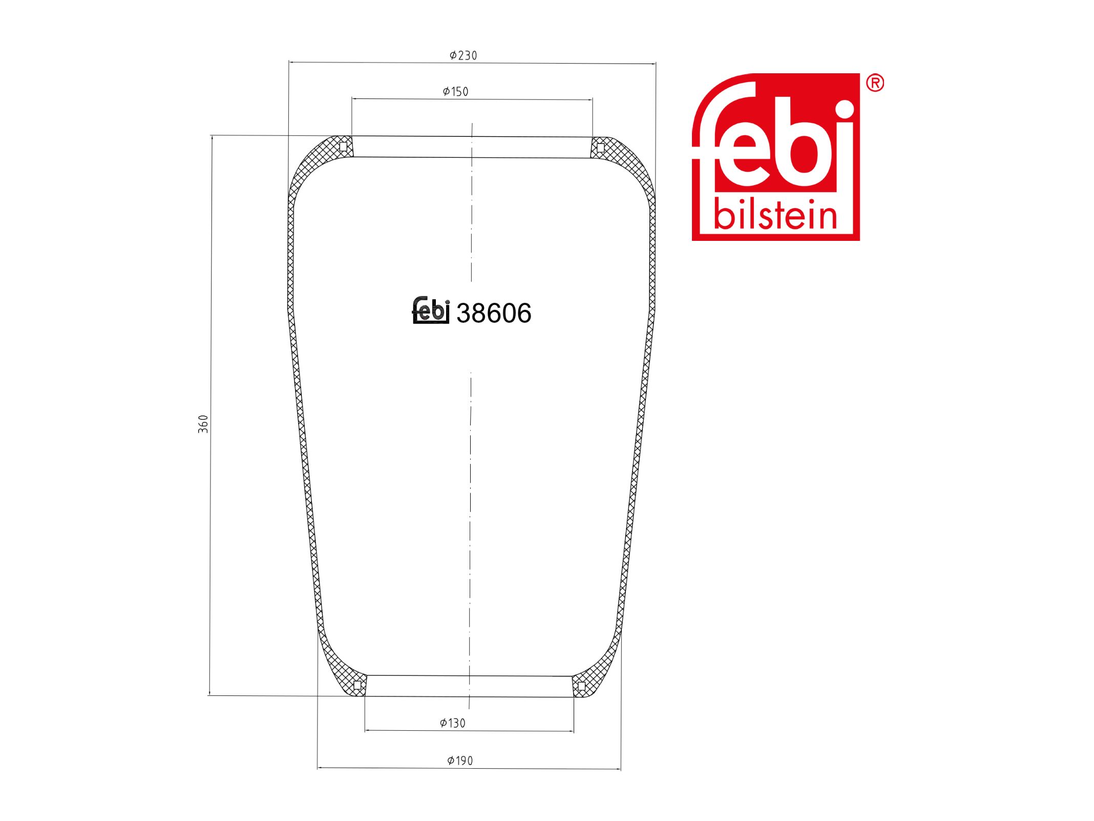 Luchtveerbalg Febi 50 01 843 640