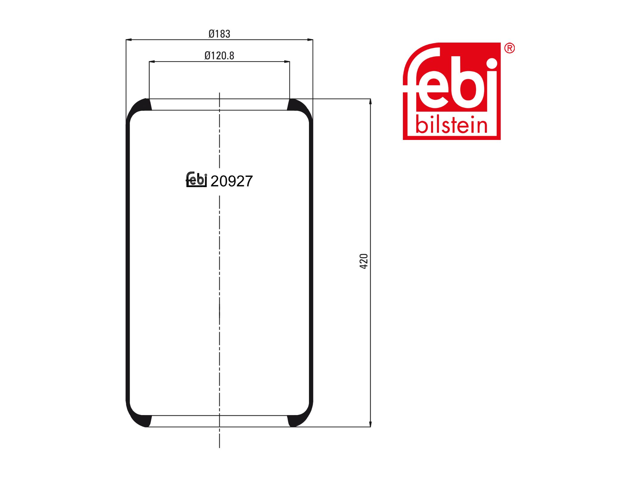 Въздух под Febi 3116354