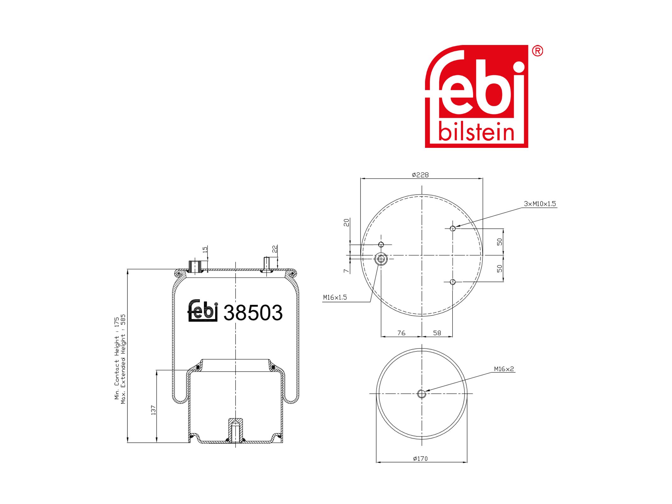 Въздух под Febi 1697 682