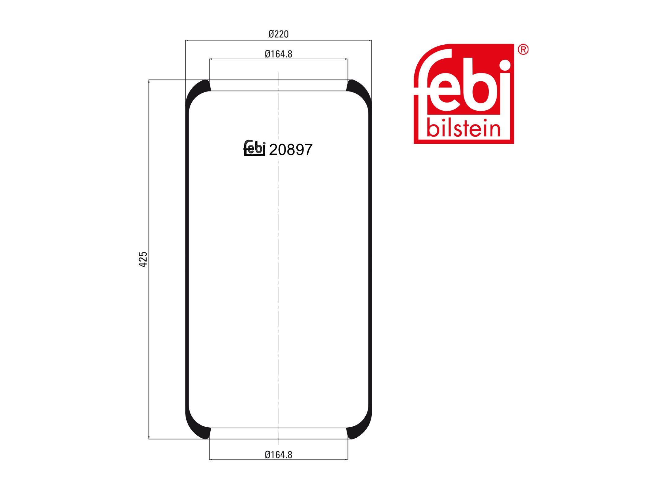 Въздух под Febi 411623