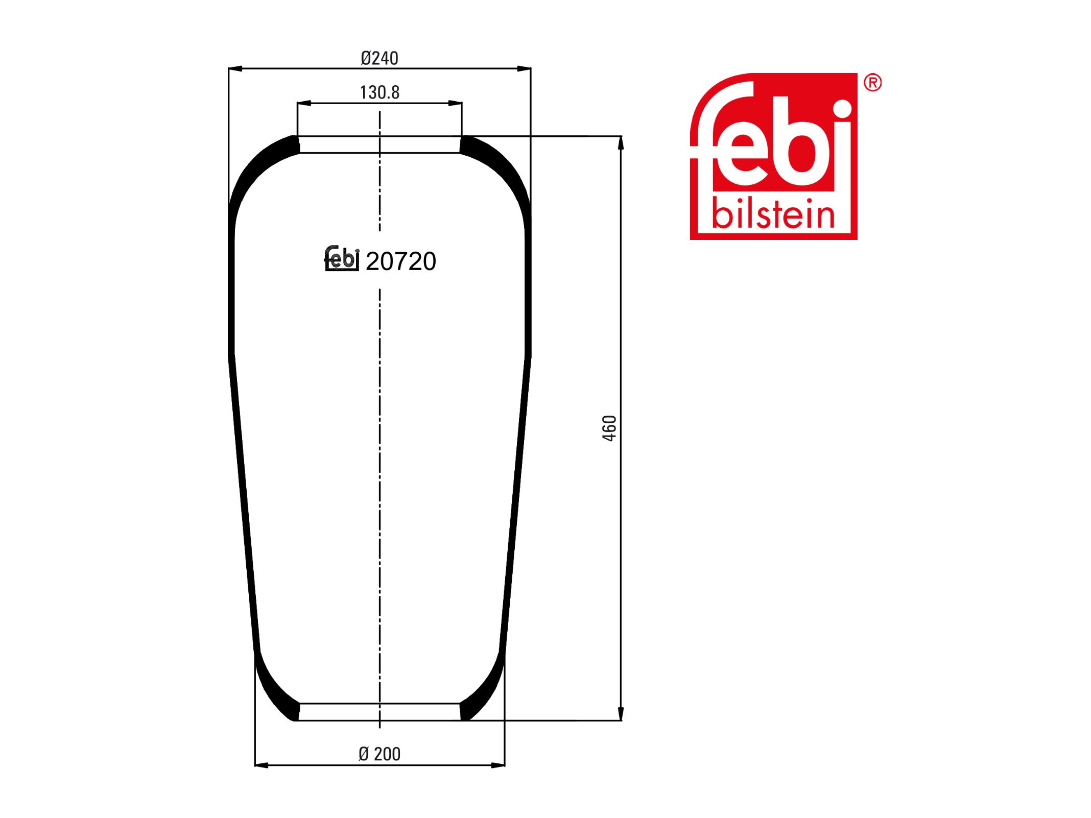 Air Bellows Febi 81436016051
