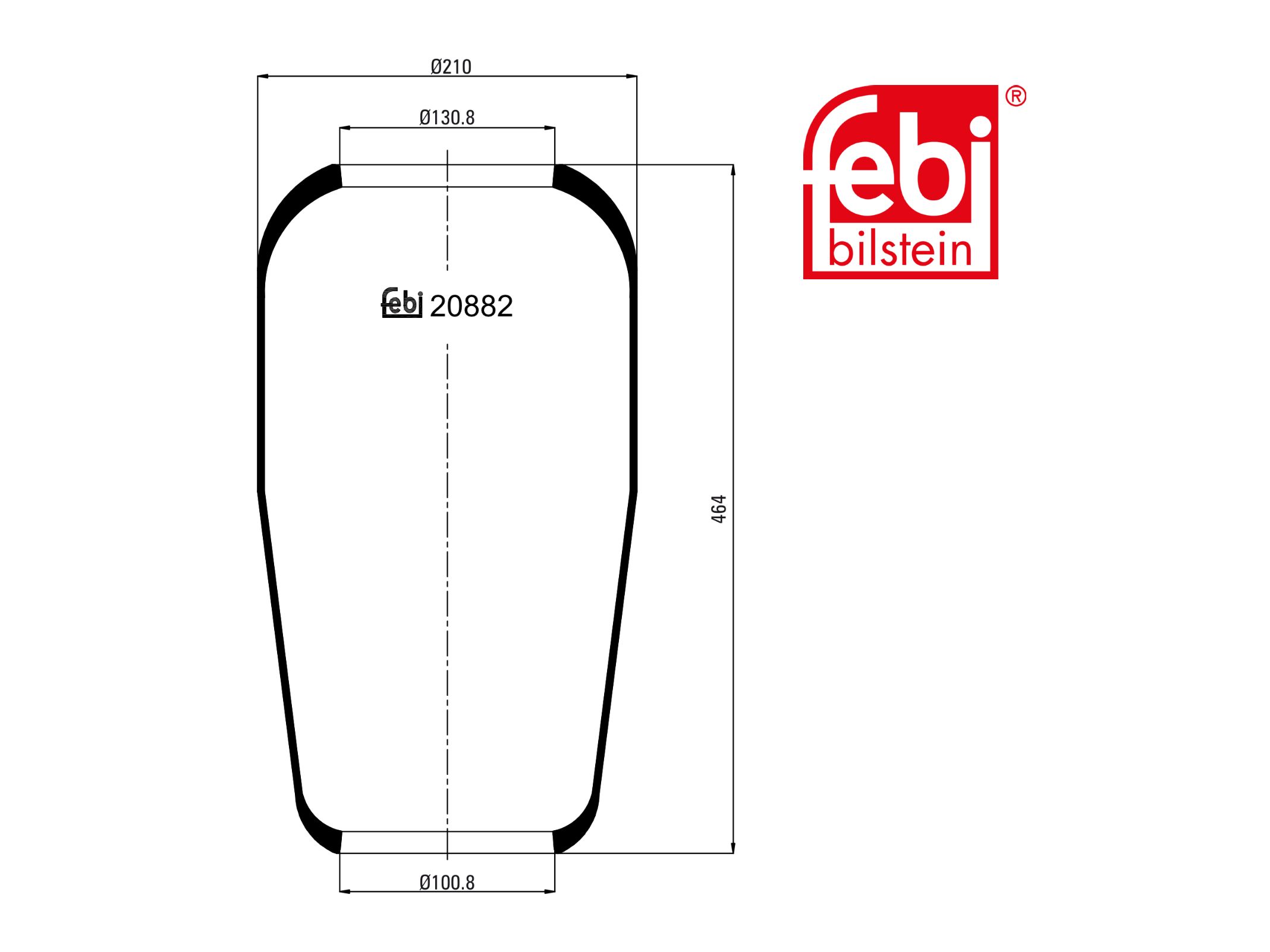 Zračni mehur Febi 6213280001