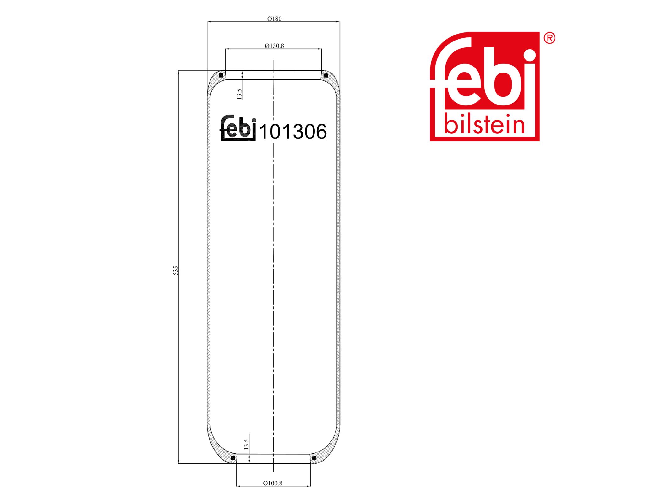 Въздух под Febi 1082130