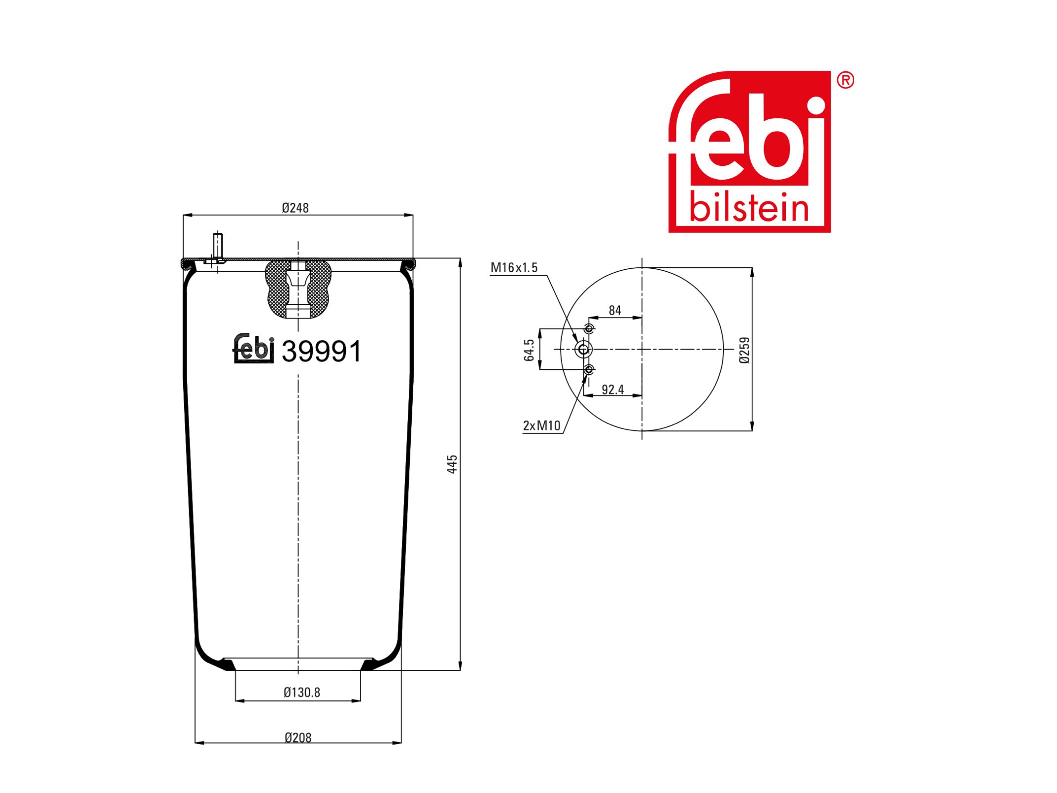 Soffietto Febi 1076595
