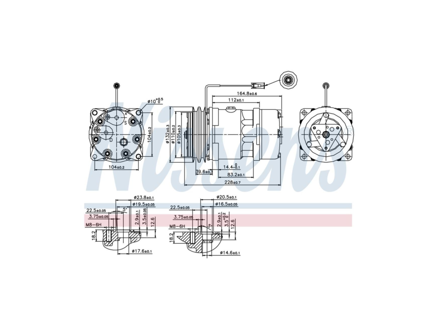 Kompressor Nissens 11104419