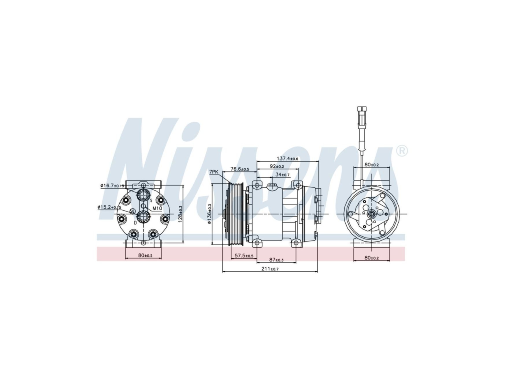Airco systeem Nissens 1685170
