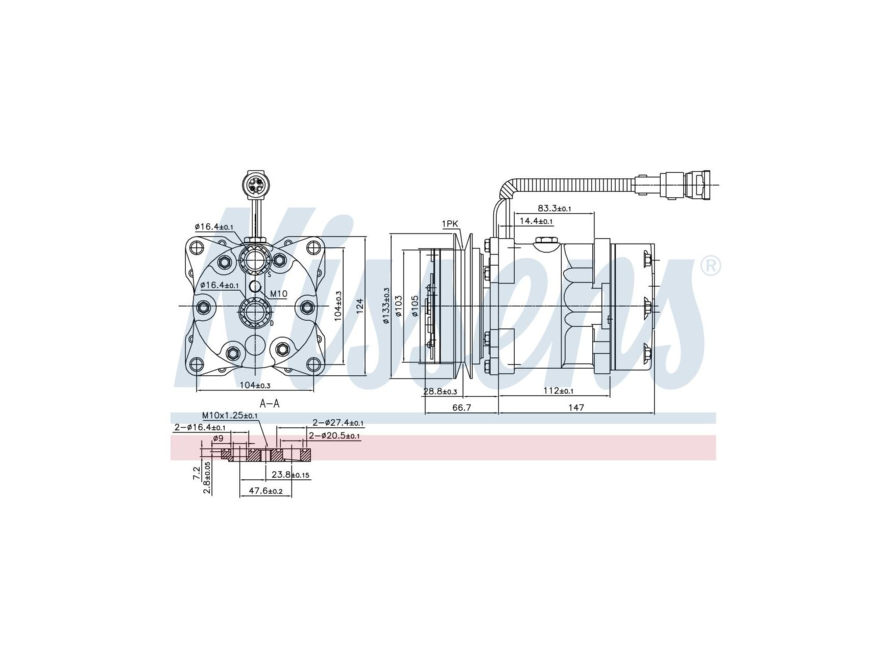 Airco компресор Nissens 1251063