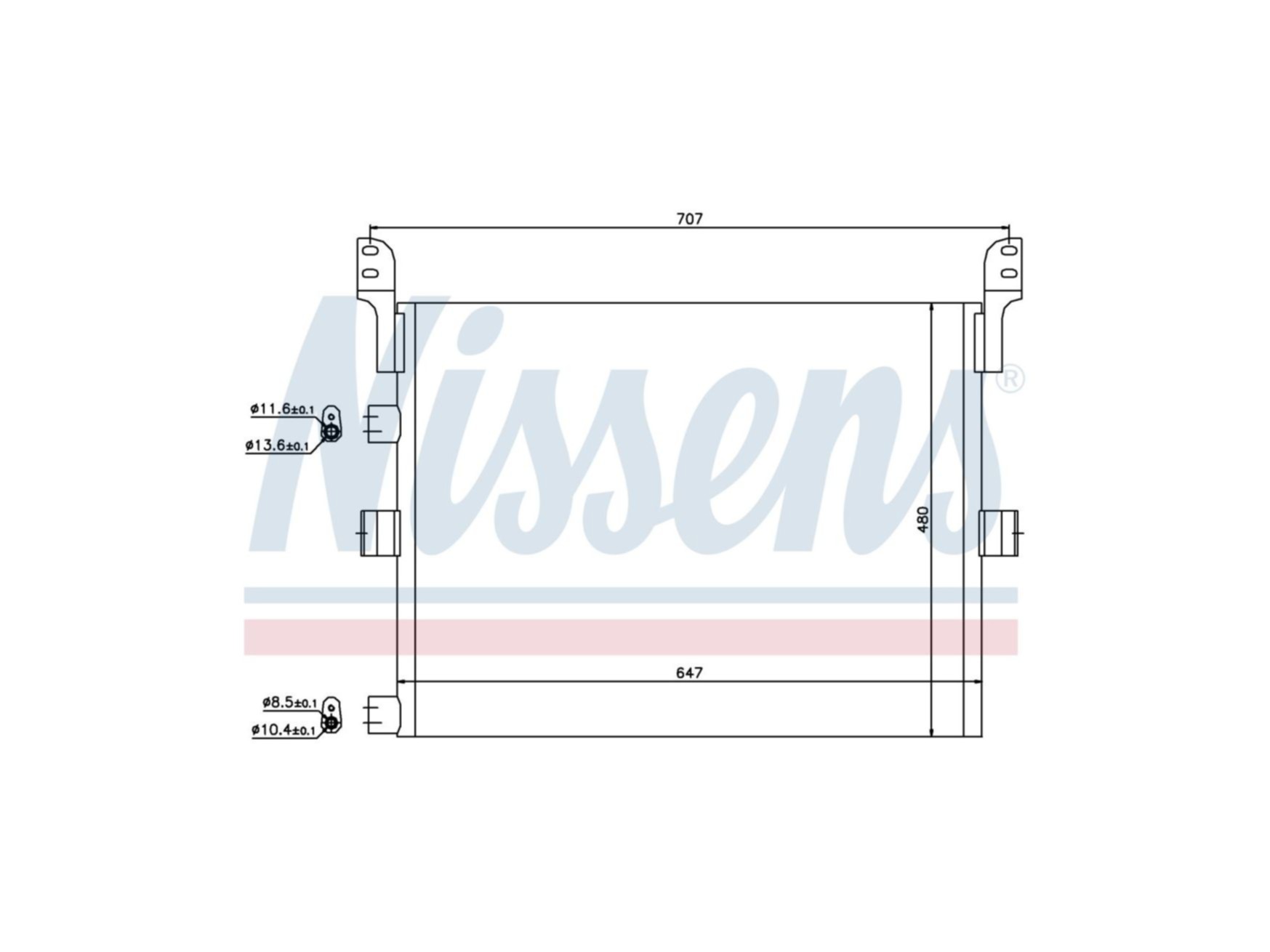 Condensator Nissens 20793527