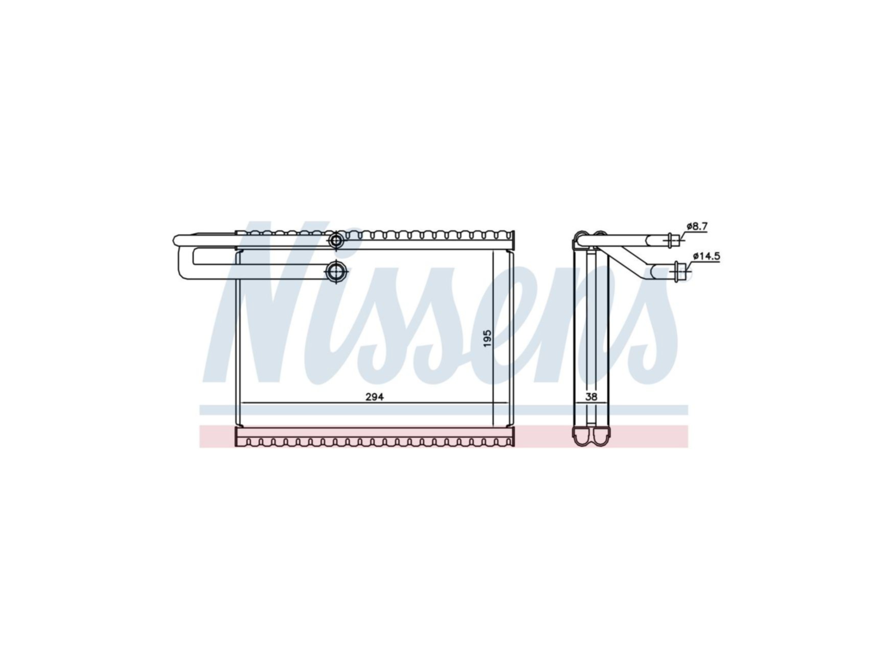 Verdampfer Nissens 21063612