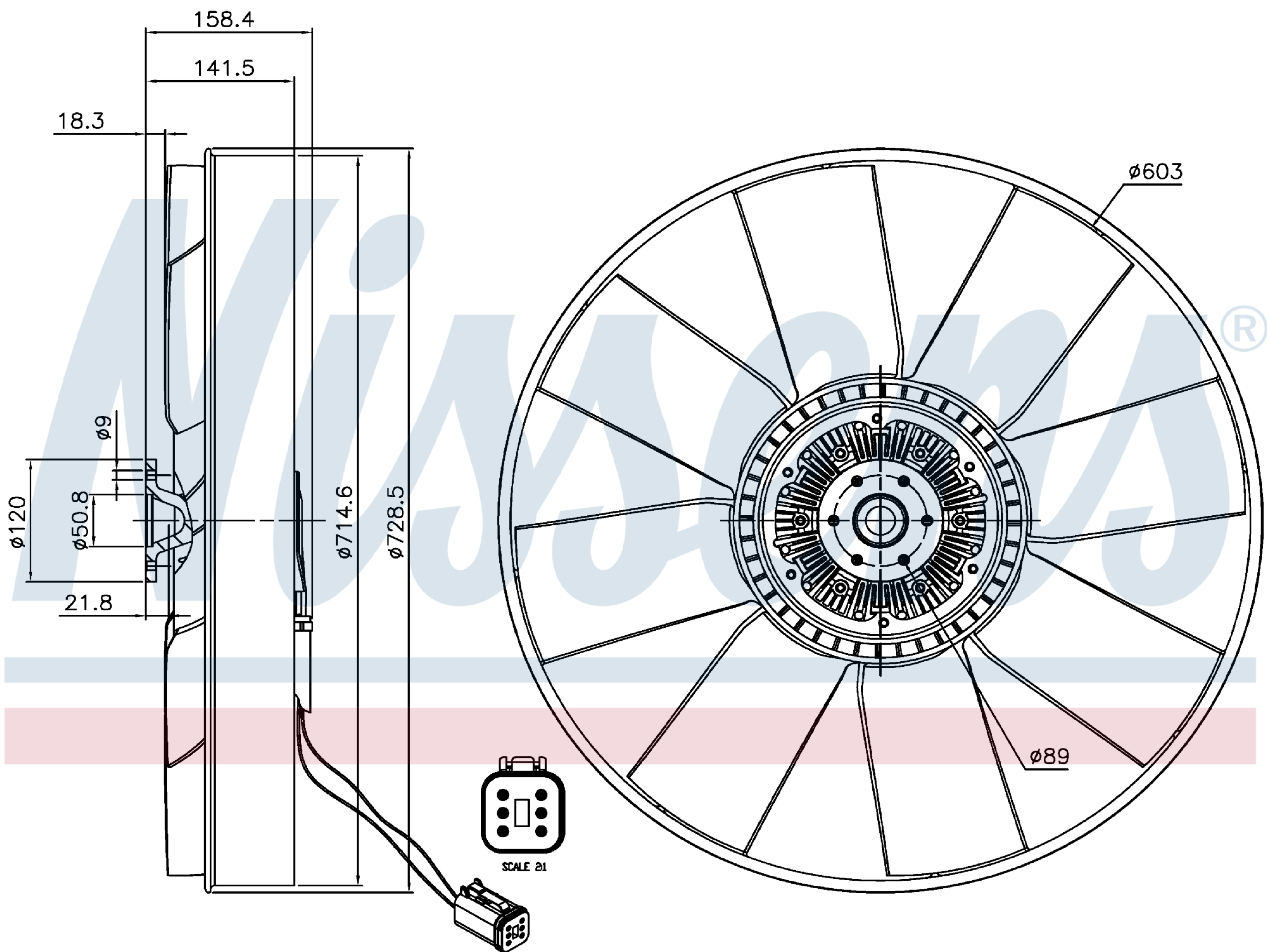 Ventilador Nissens 5010315927