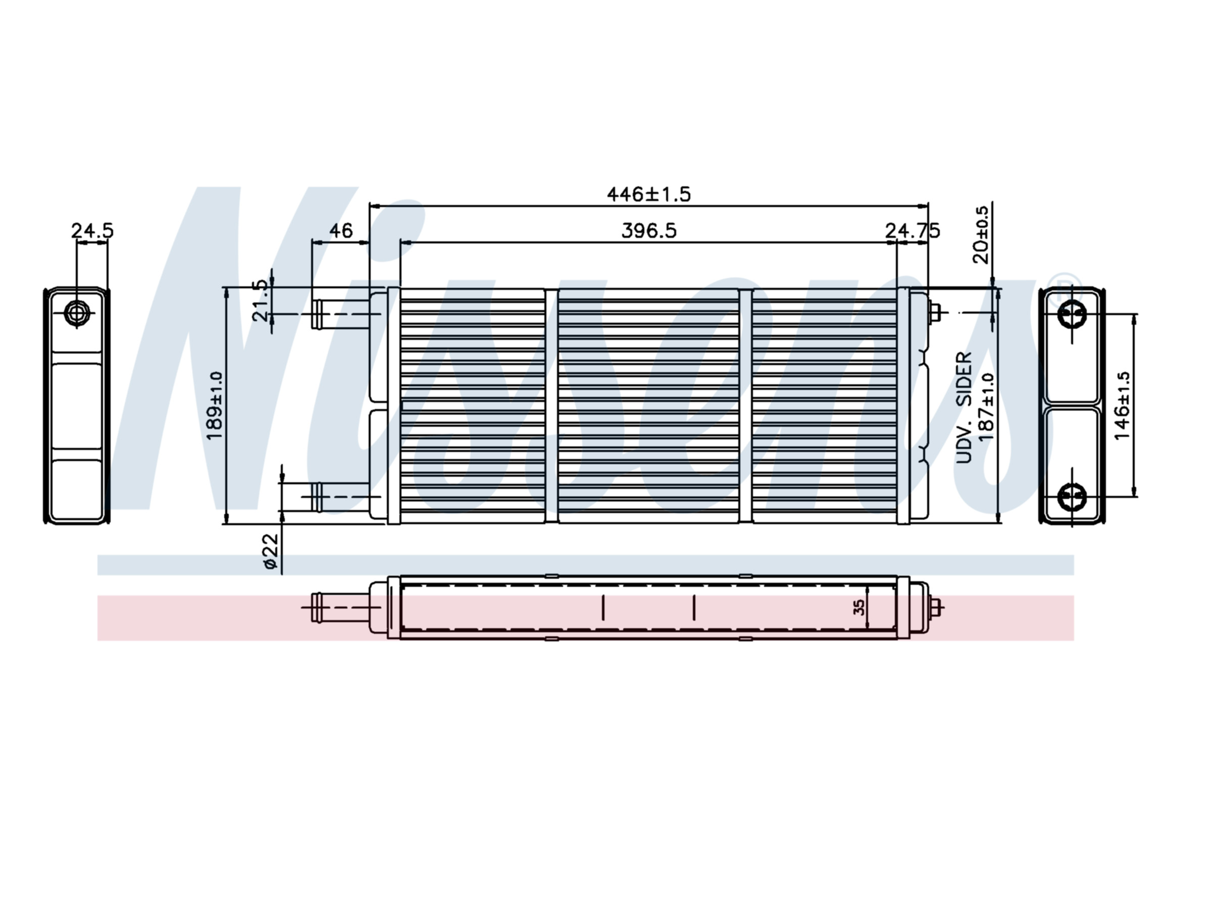 Radiator Nissens 70331022