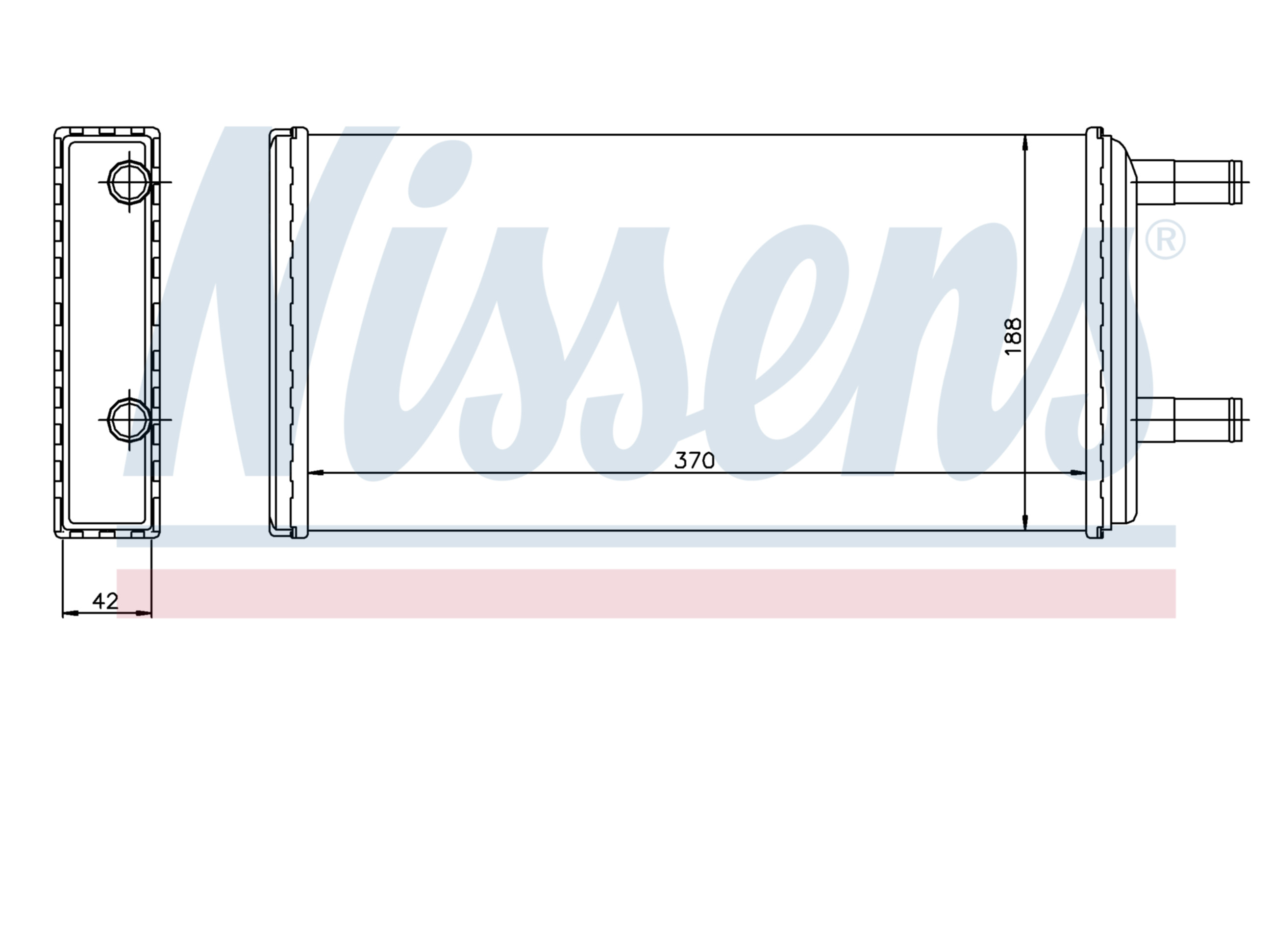 Kachelradiator Nissens 1587964