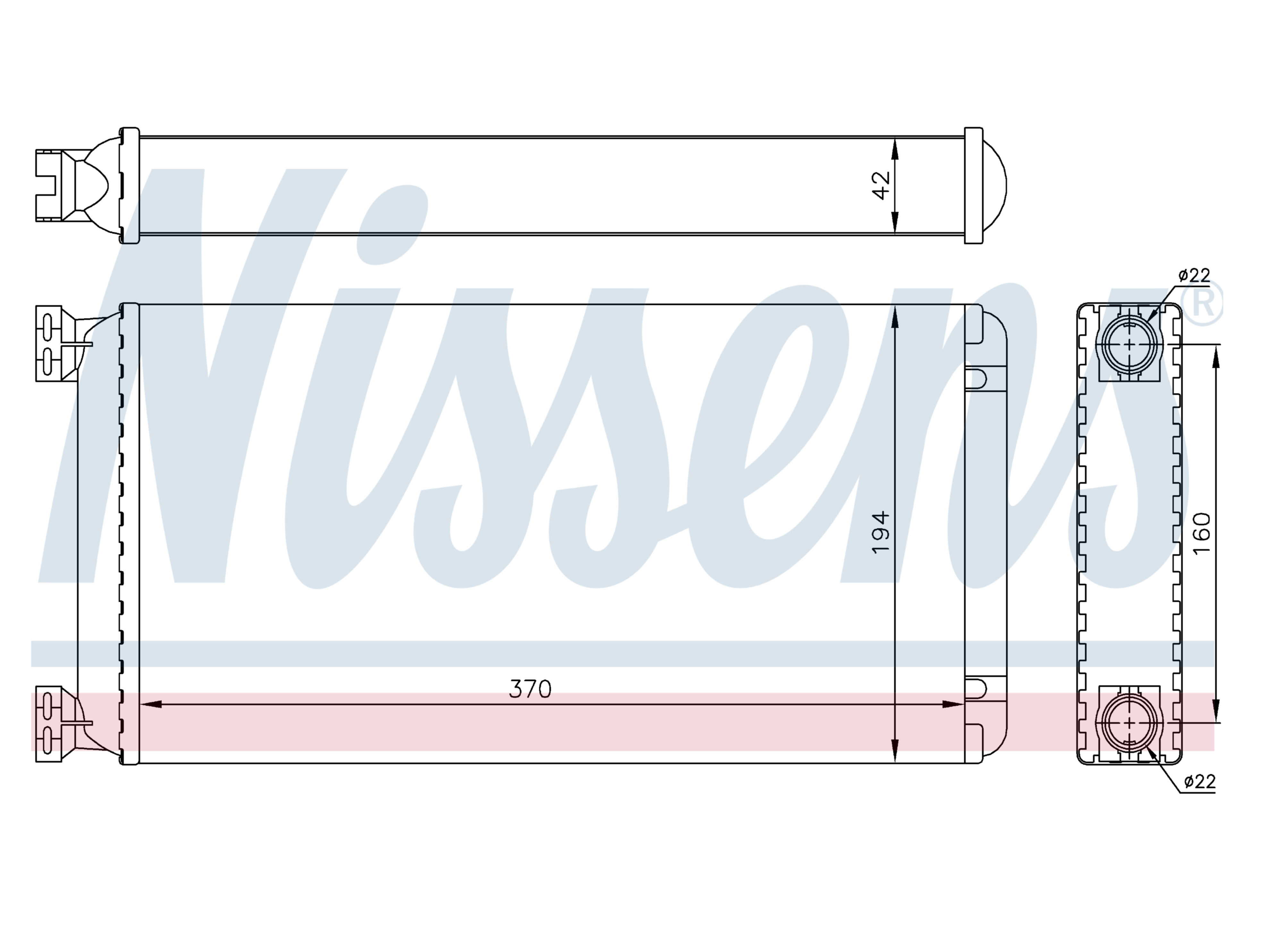 المشعاع Nissens 1454123