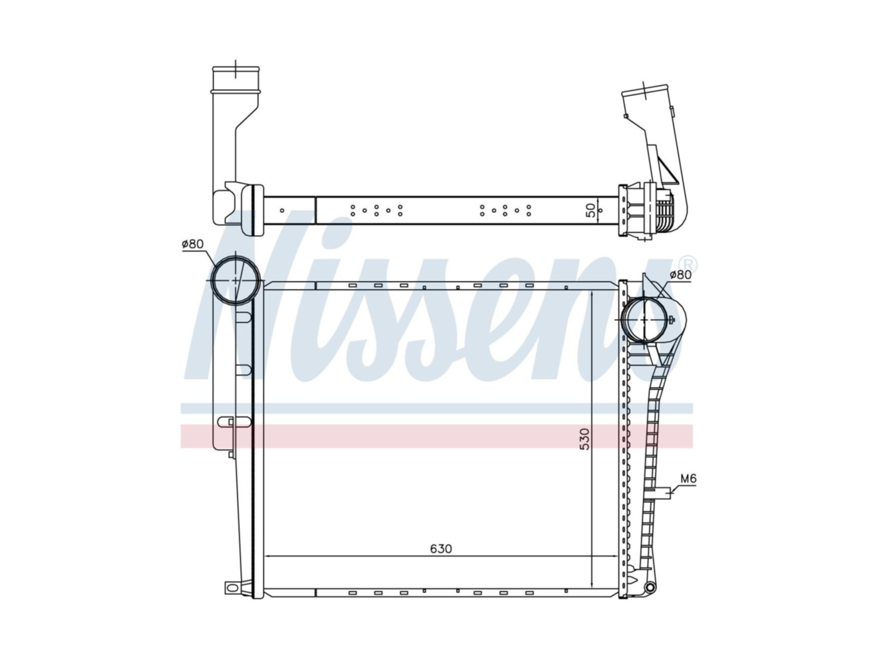 Intercooler Nissens 5001868223