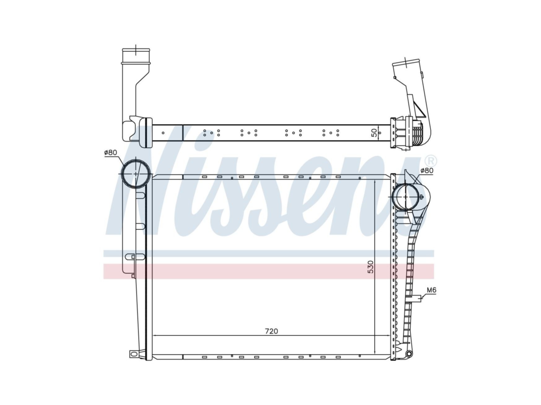 Intercooler Nissens 5001873750