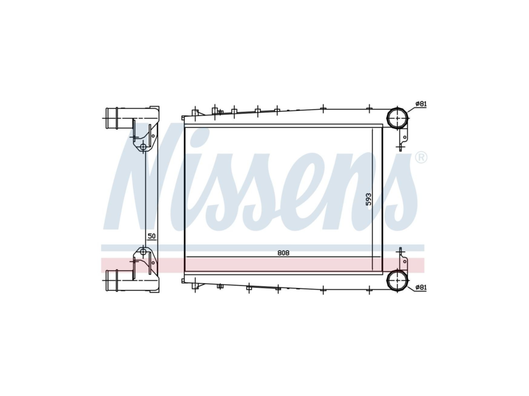 Intercooler Nissens 5001867853