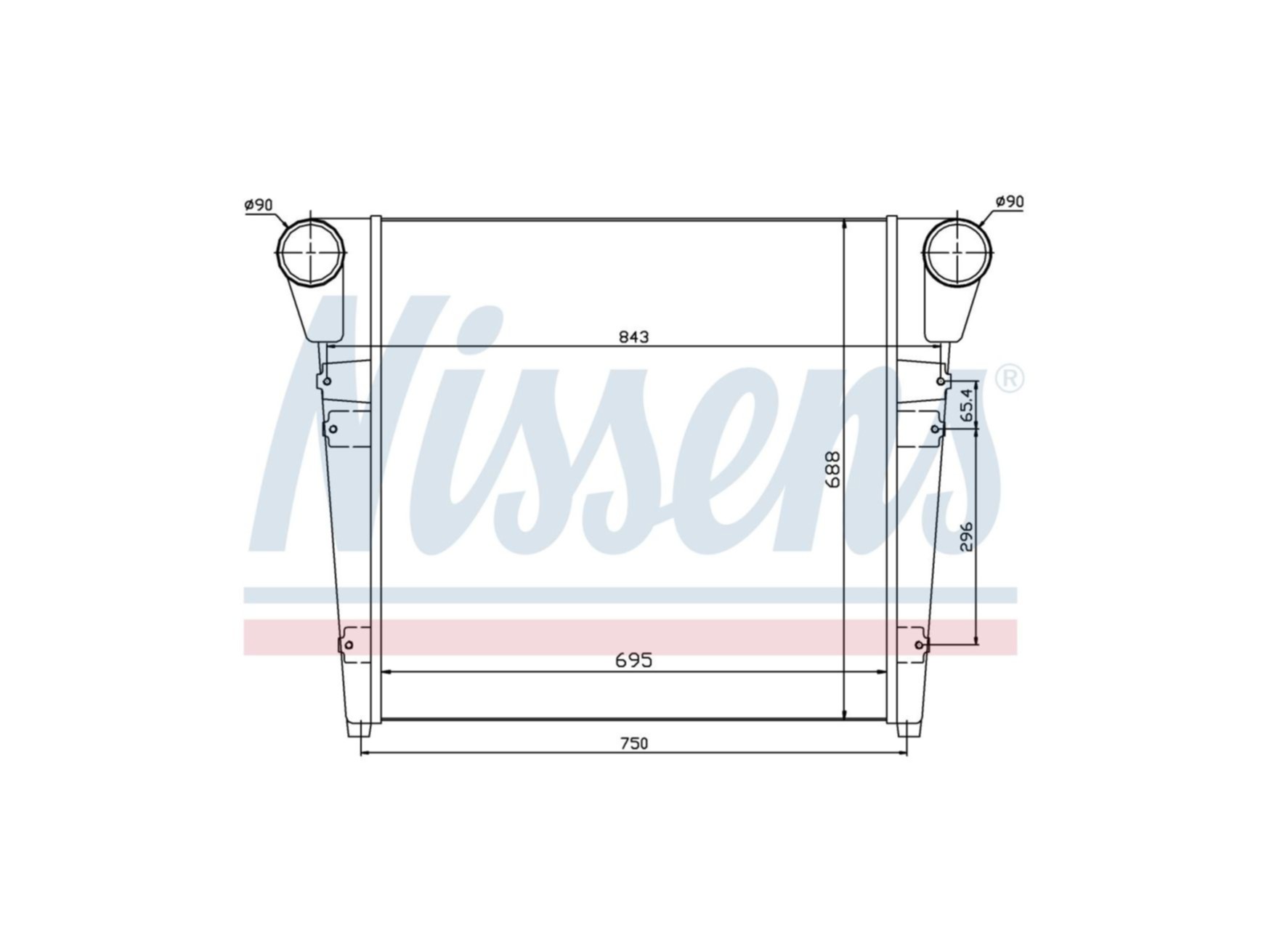 Intercooler Nissens 5001845520