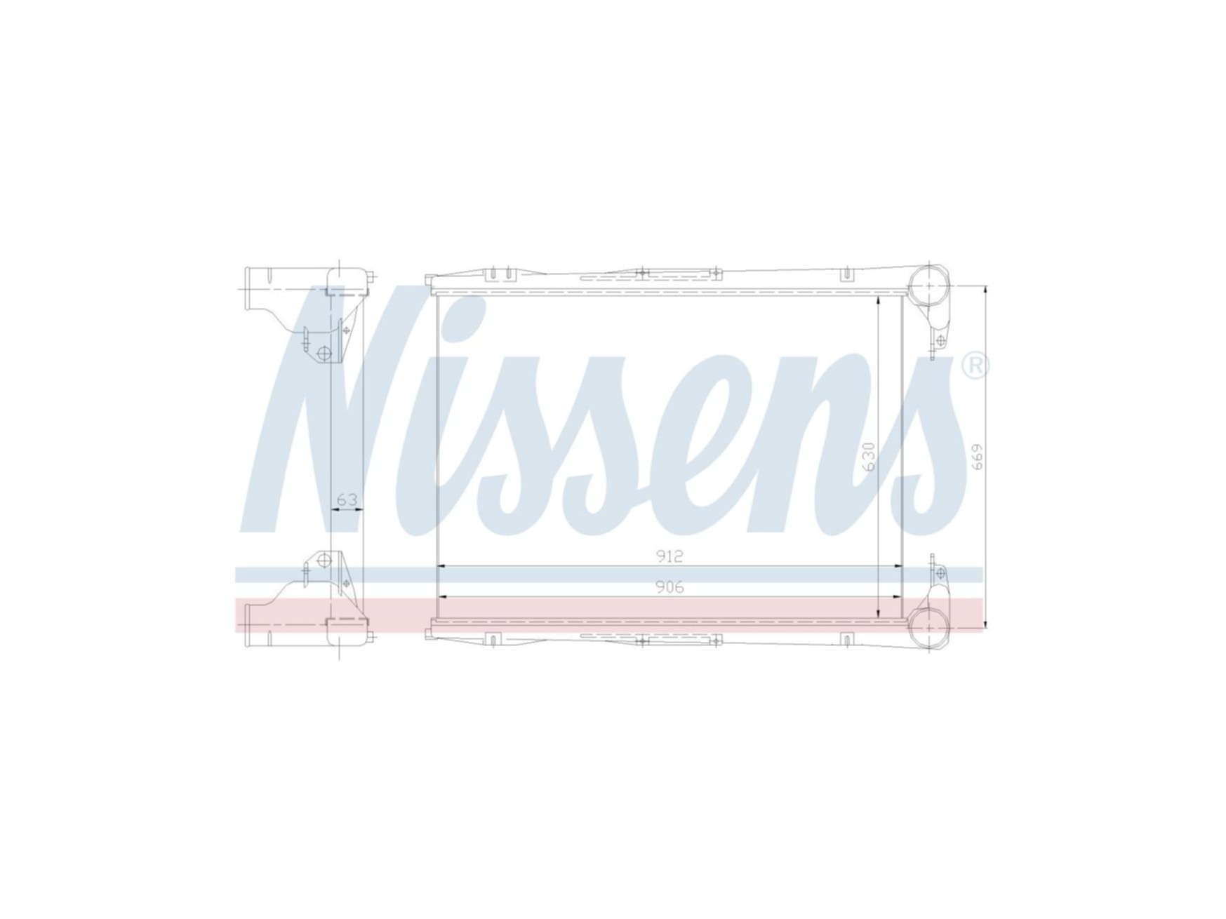 Intercooler Nissens 5010230488