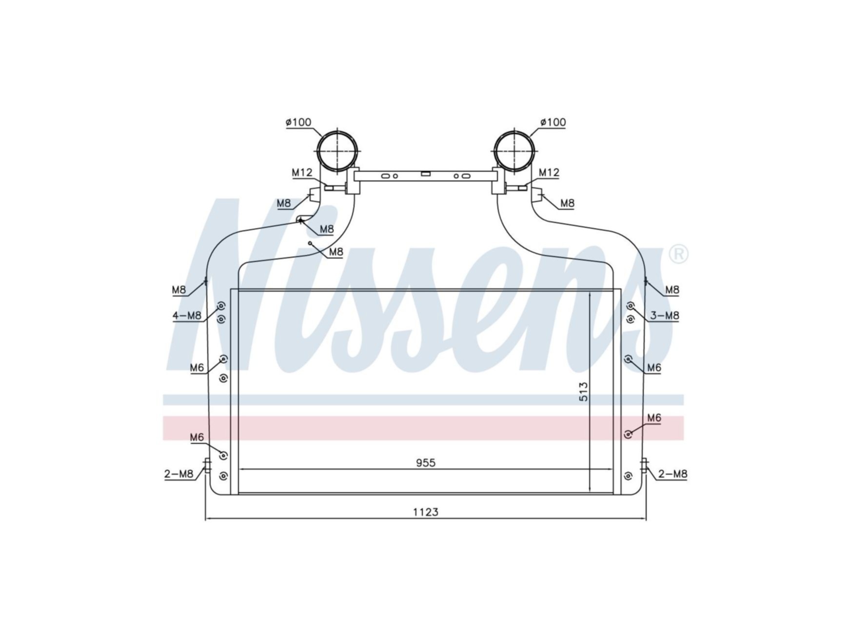 Intercooler Nissens 1909457