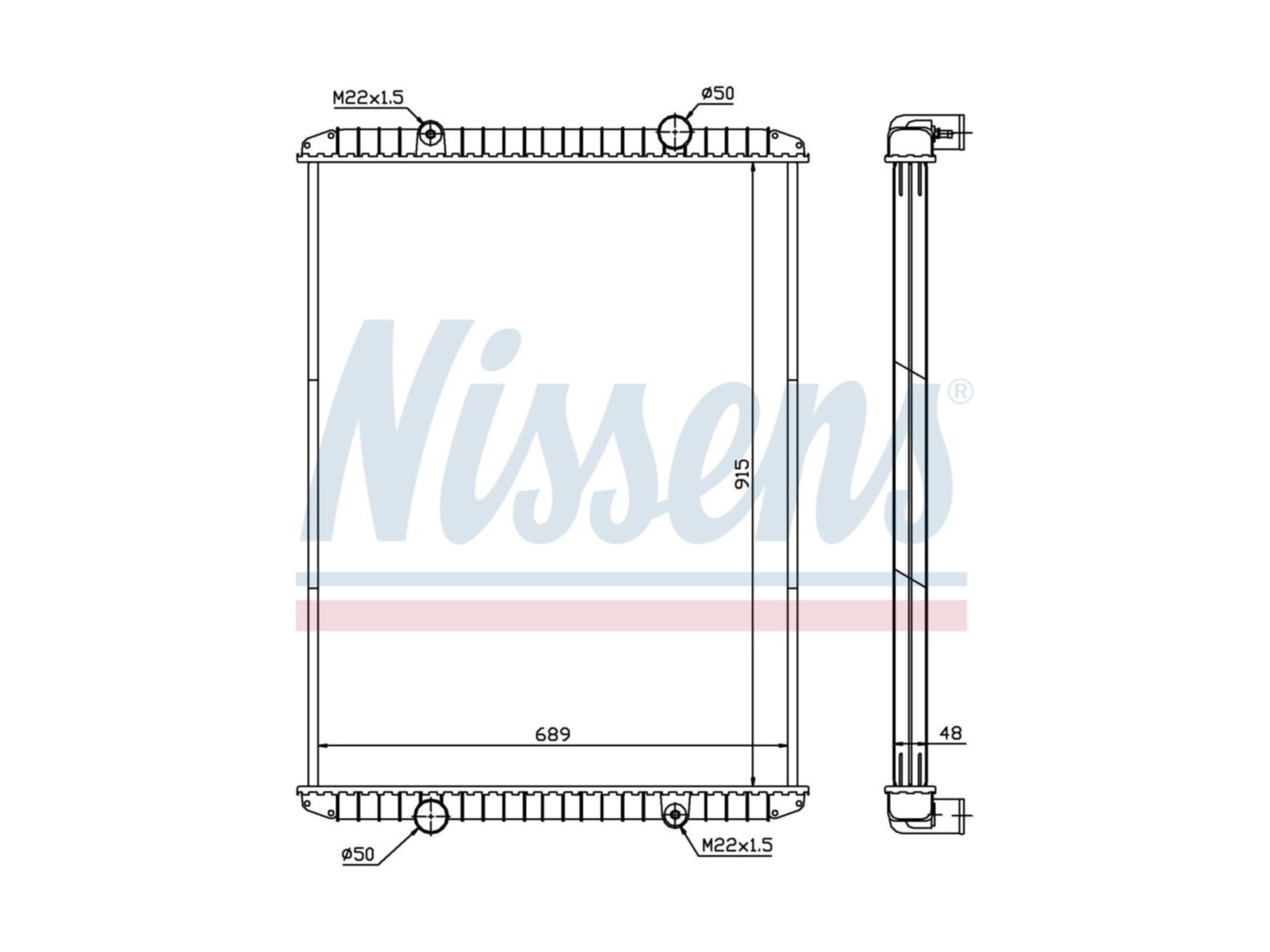 Radiator Nissens 5010230485