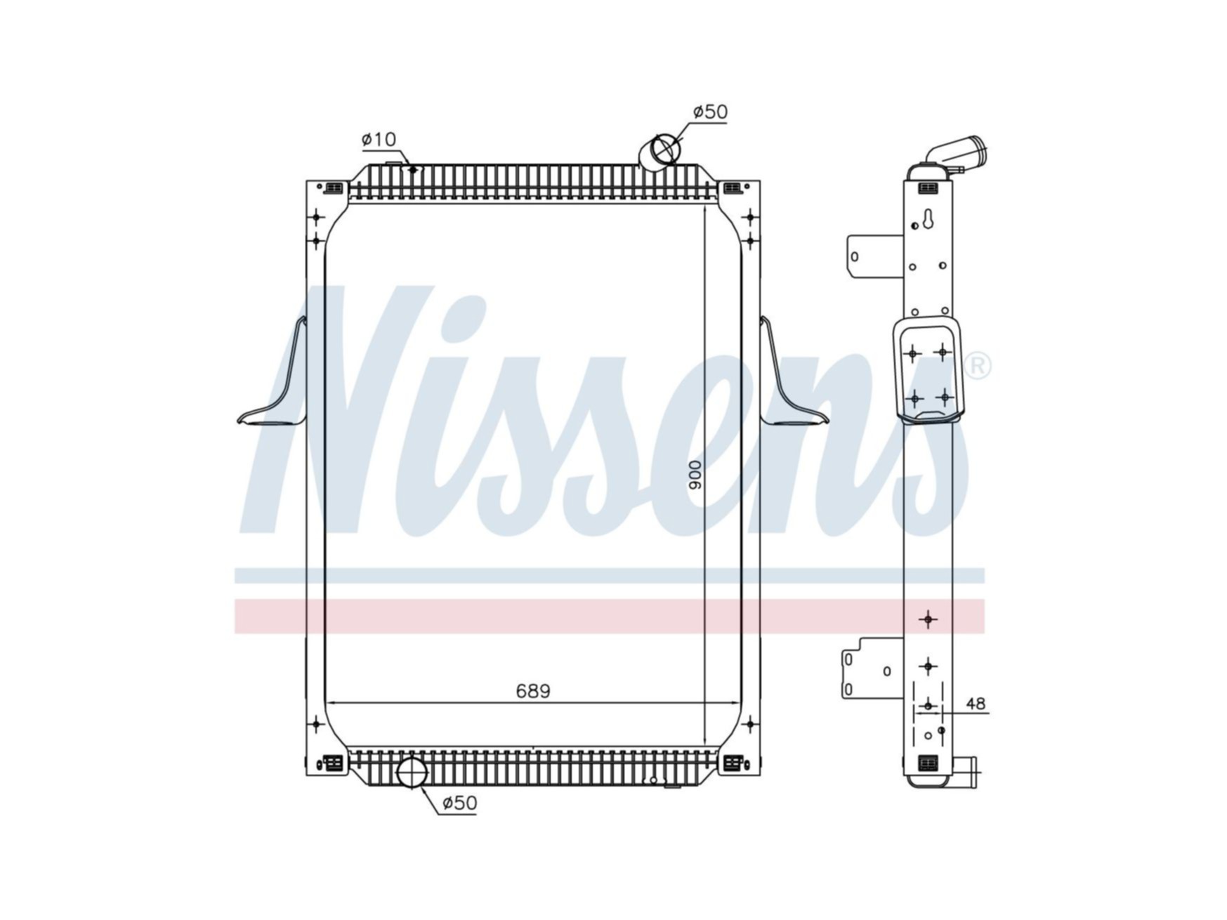 Kühler Nissens 5001861376