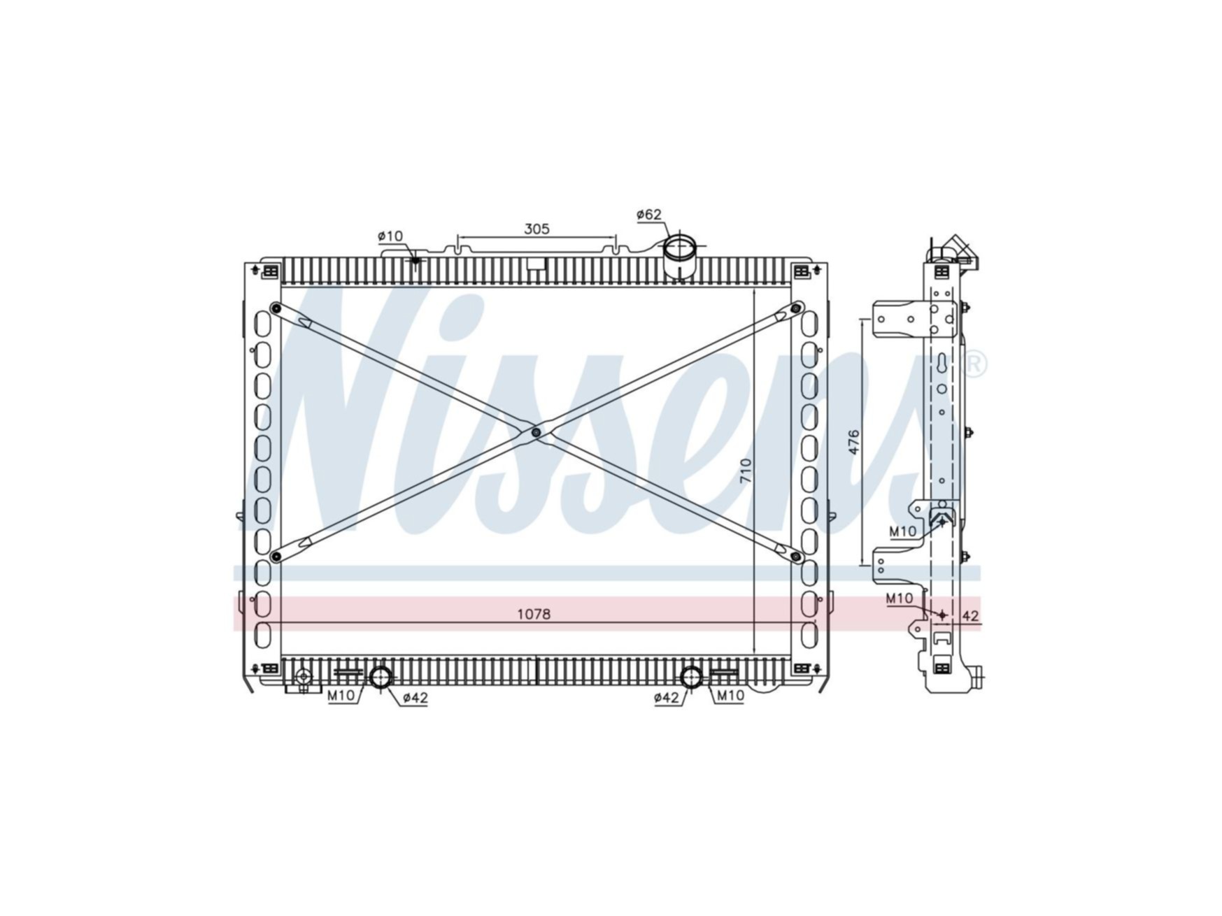 Radiator Nissens 1940148