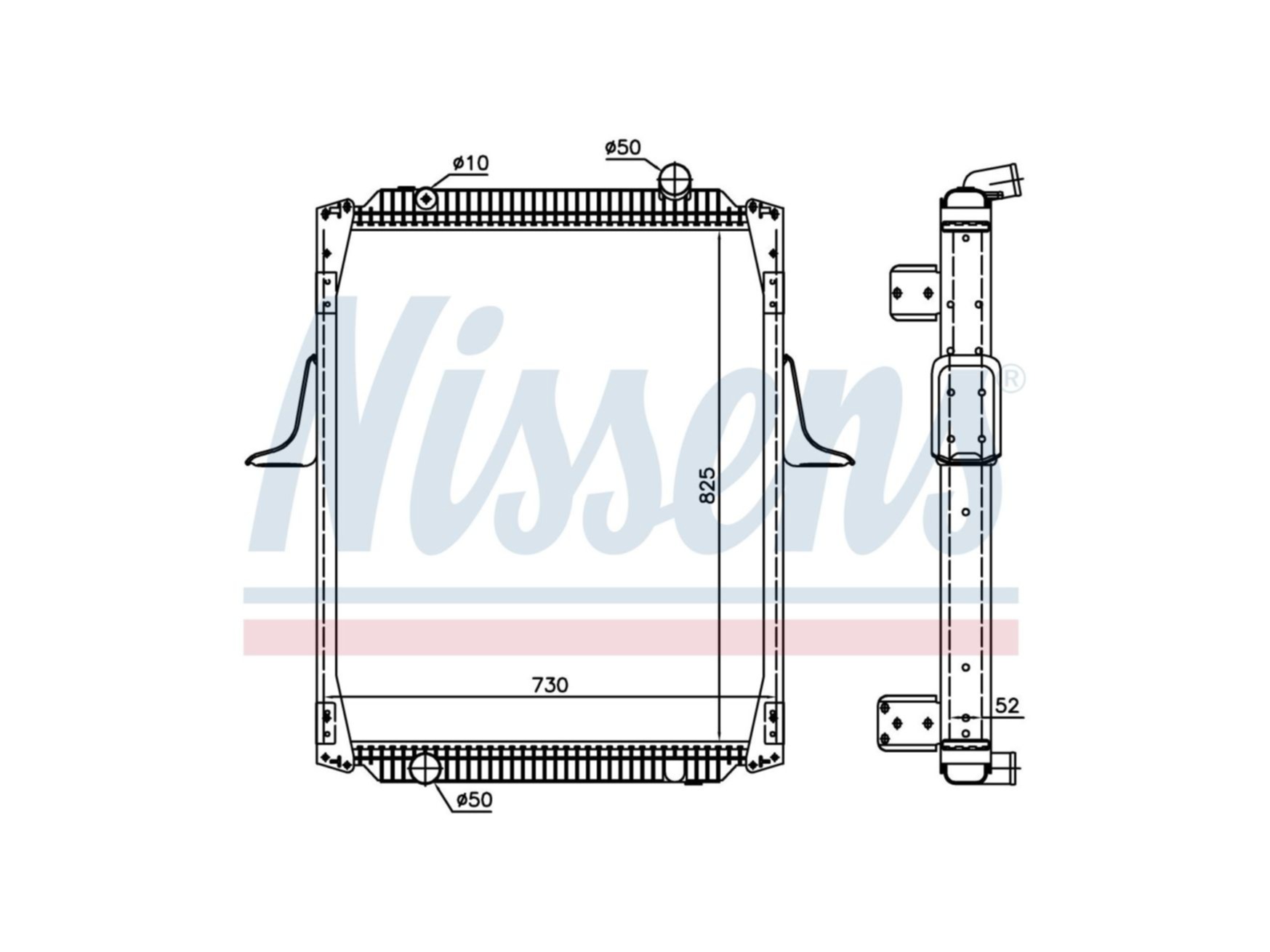 Kühler Nissens 5001847550