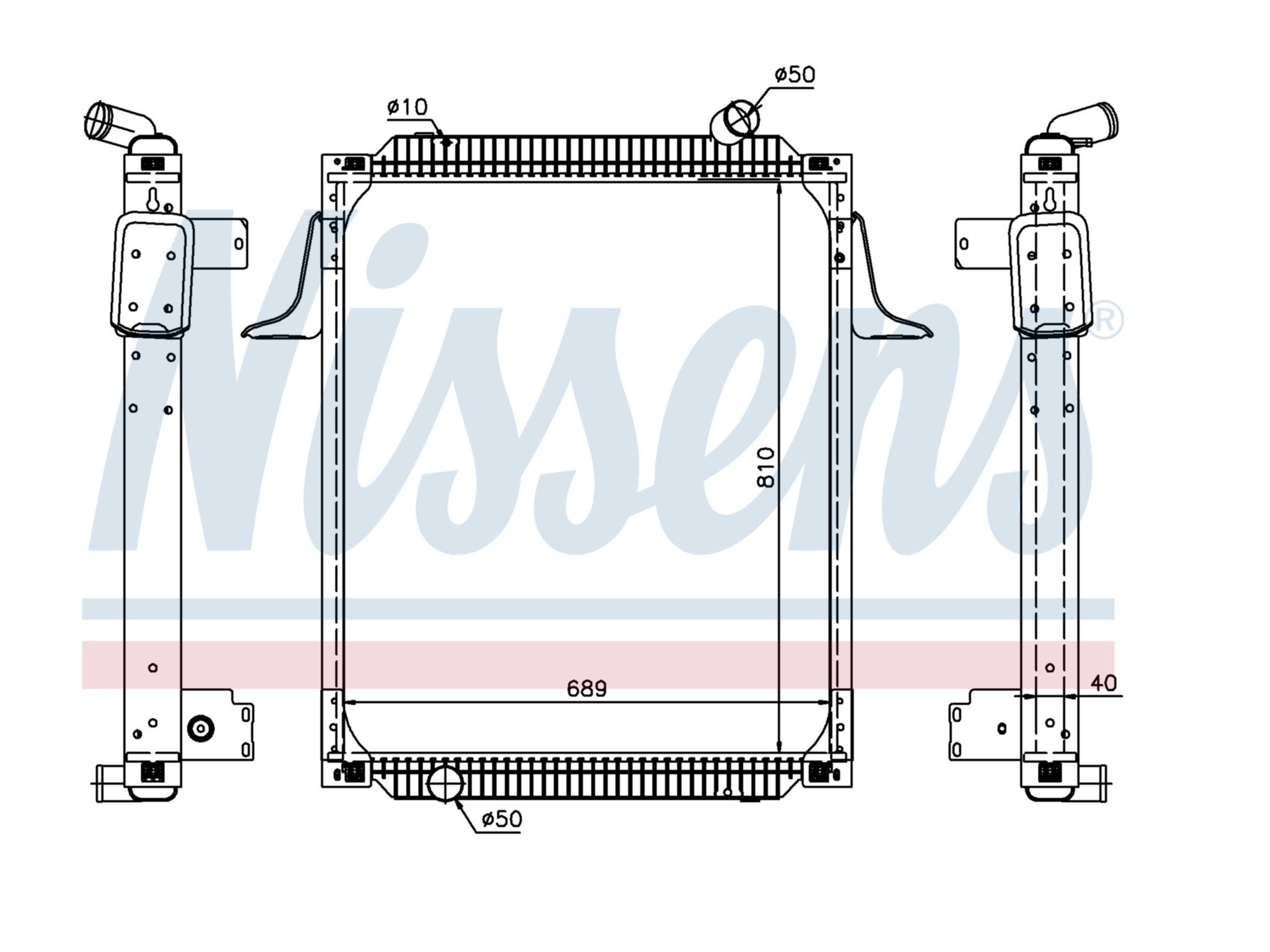 Kühler Nissens 5001858494