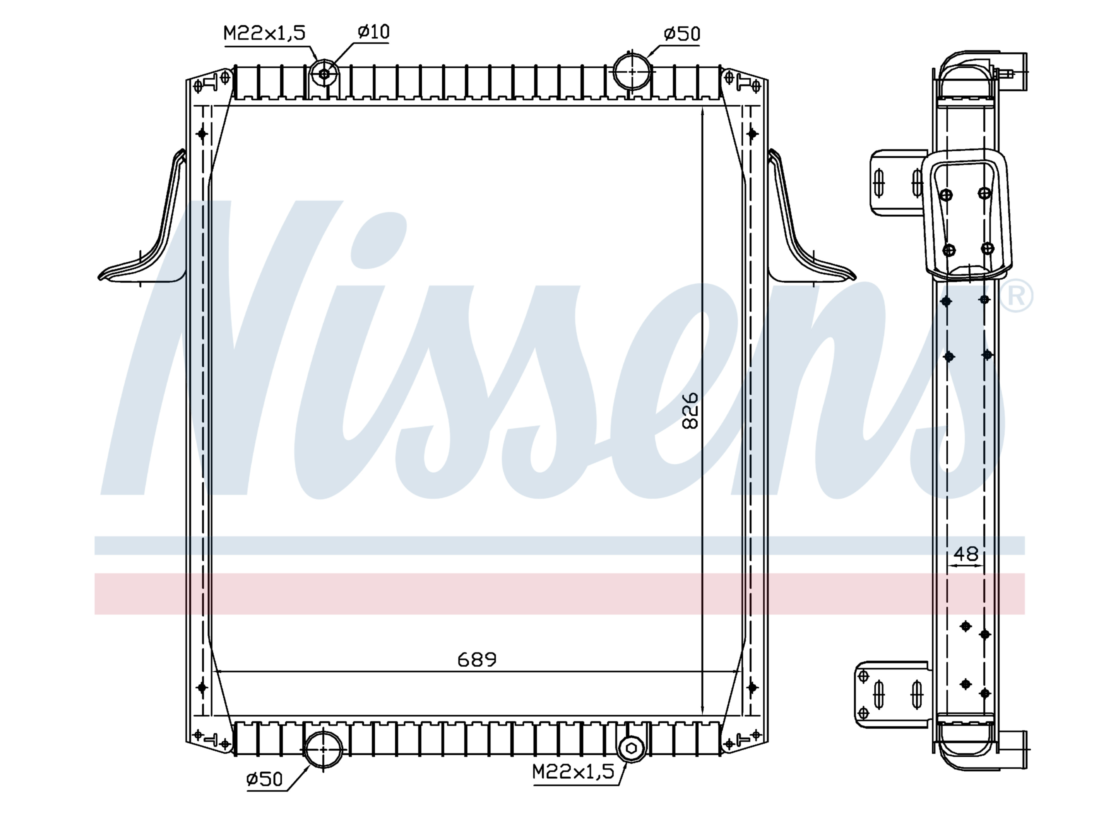 Radiator Nissens 5001837159