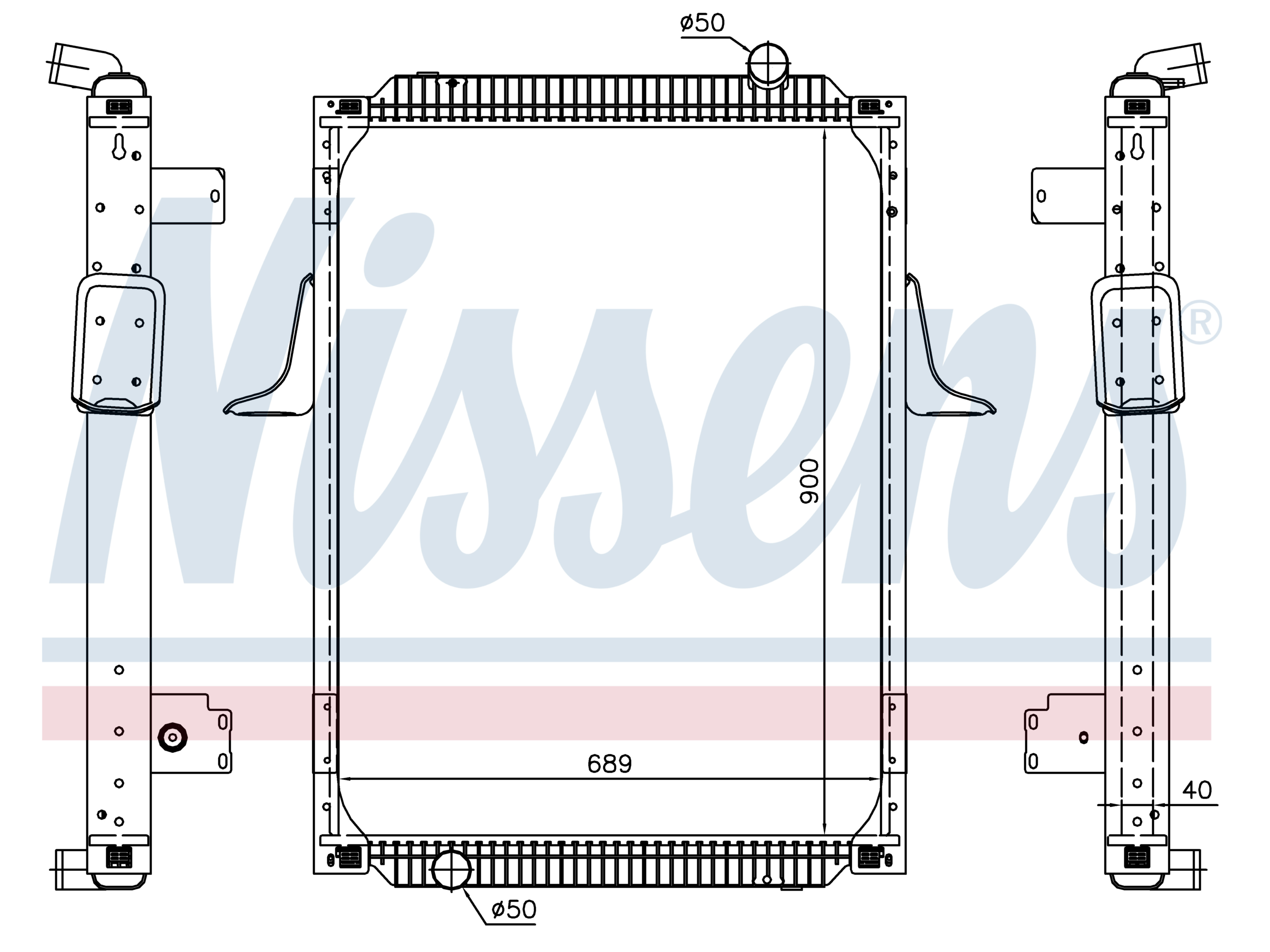 Kühler Nissens 5001859137