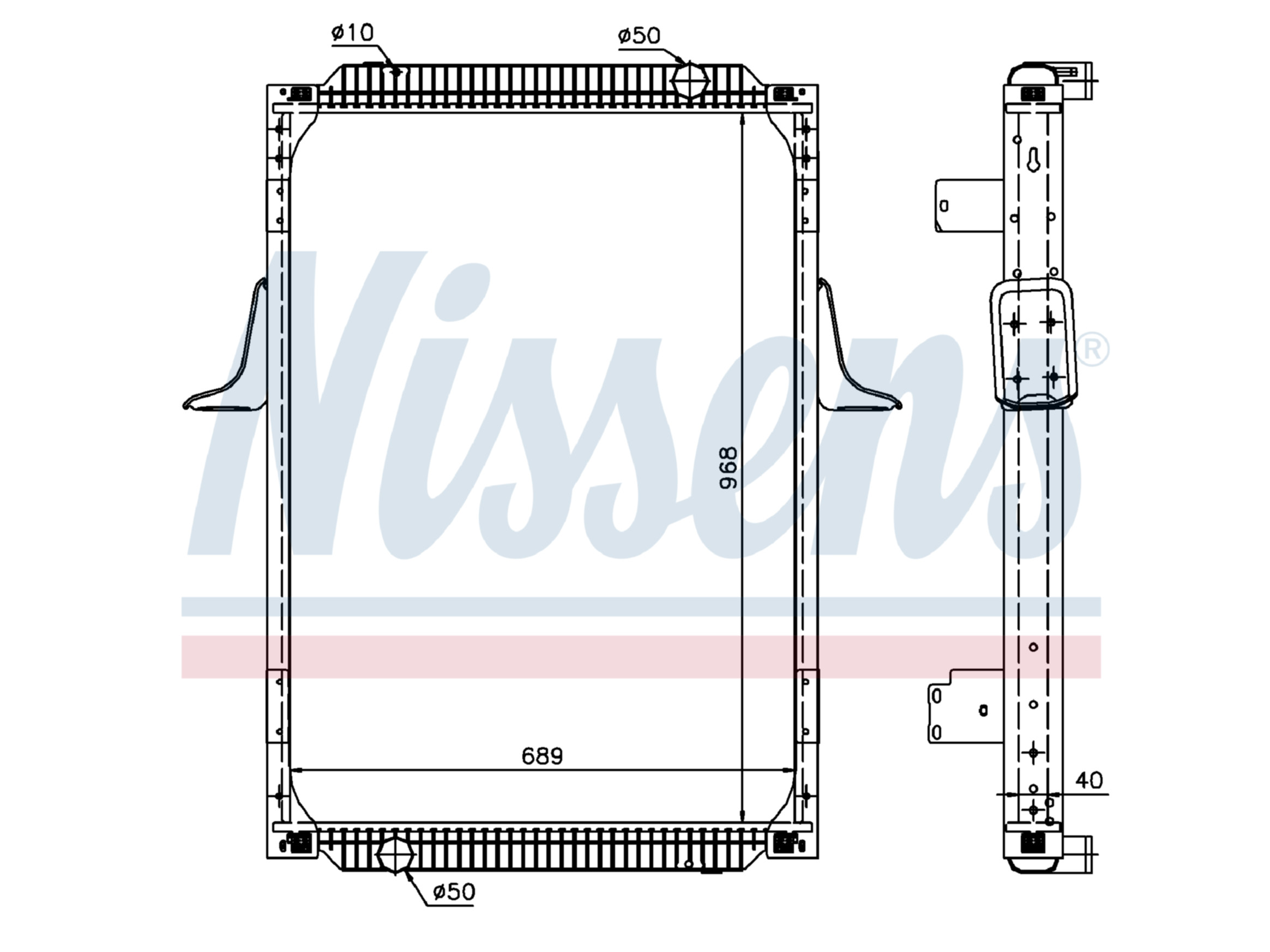 Kühler Nissens 5001856788