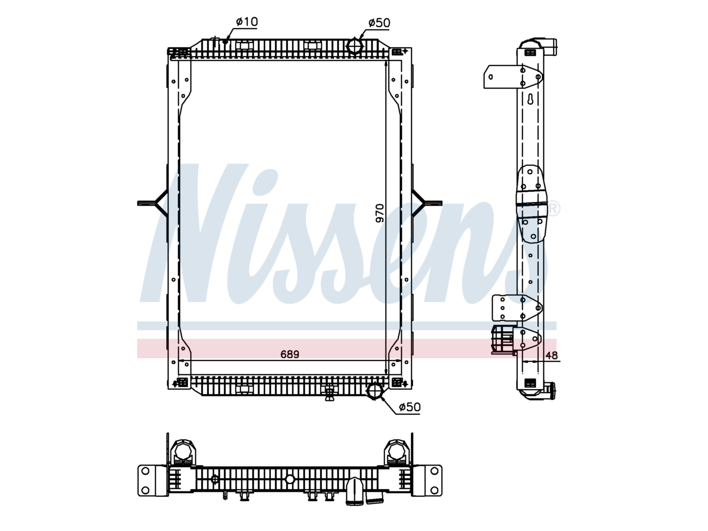 Kühler Nissens 5001867855