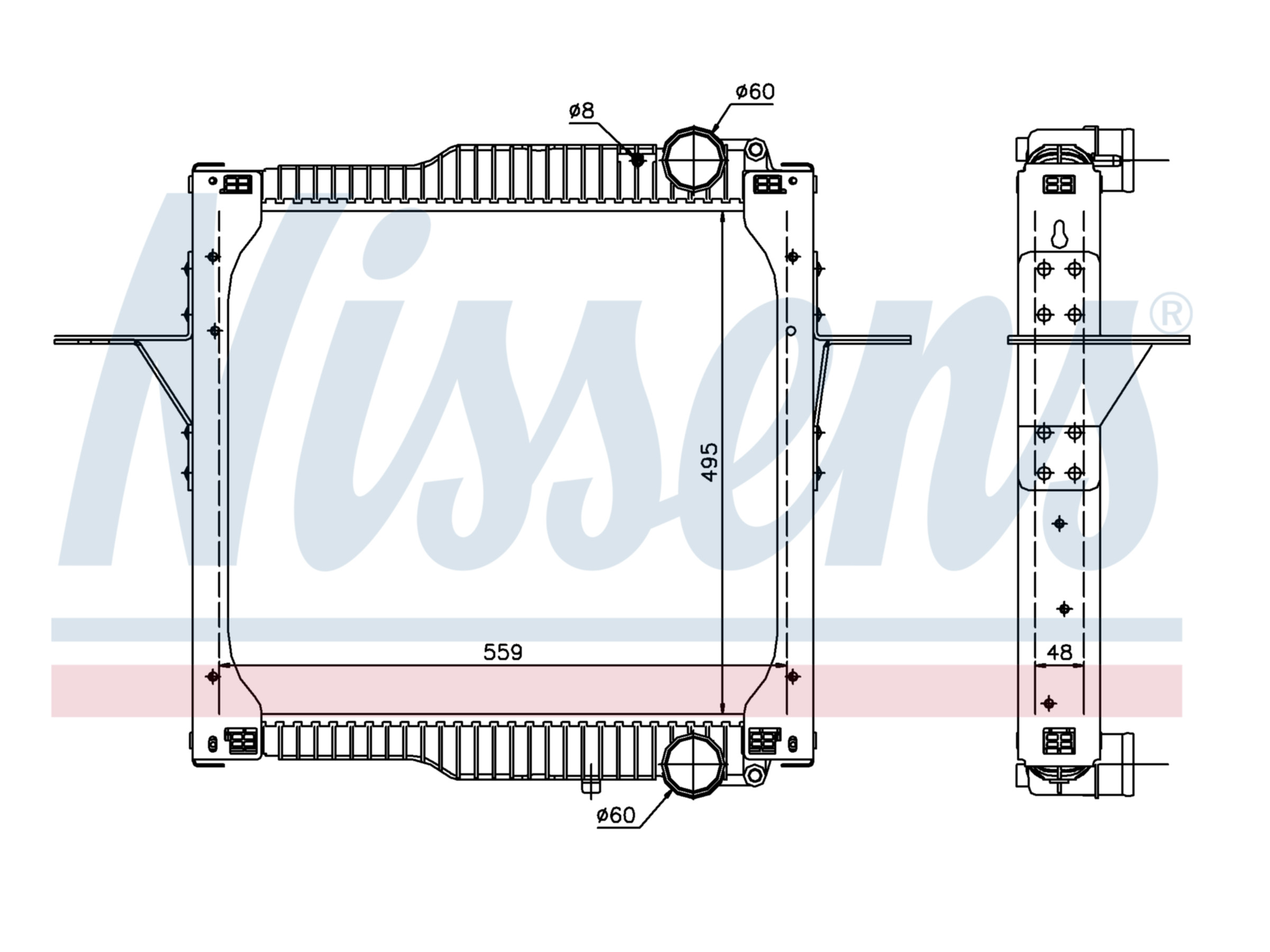 радиатор Nissens 5001873307