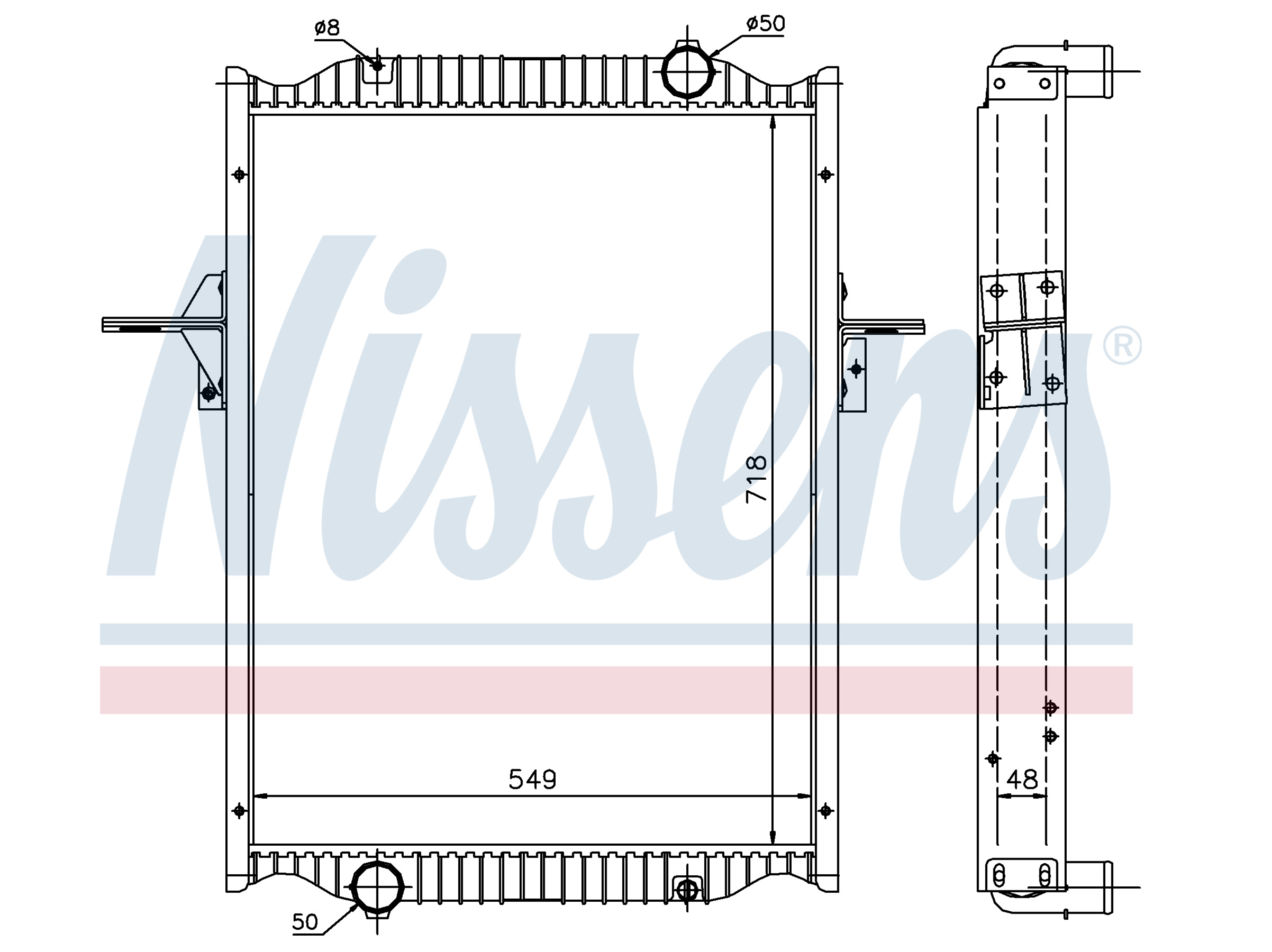 Radiator Nissens 5010315825