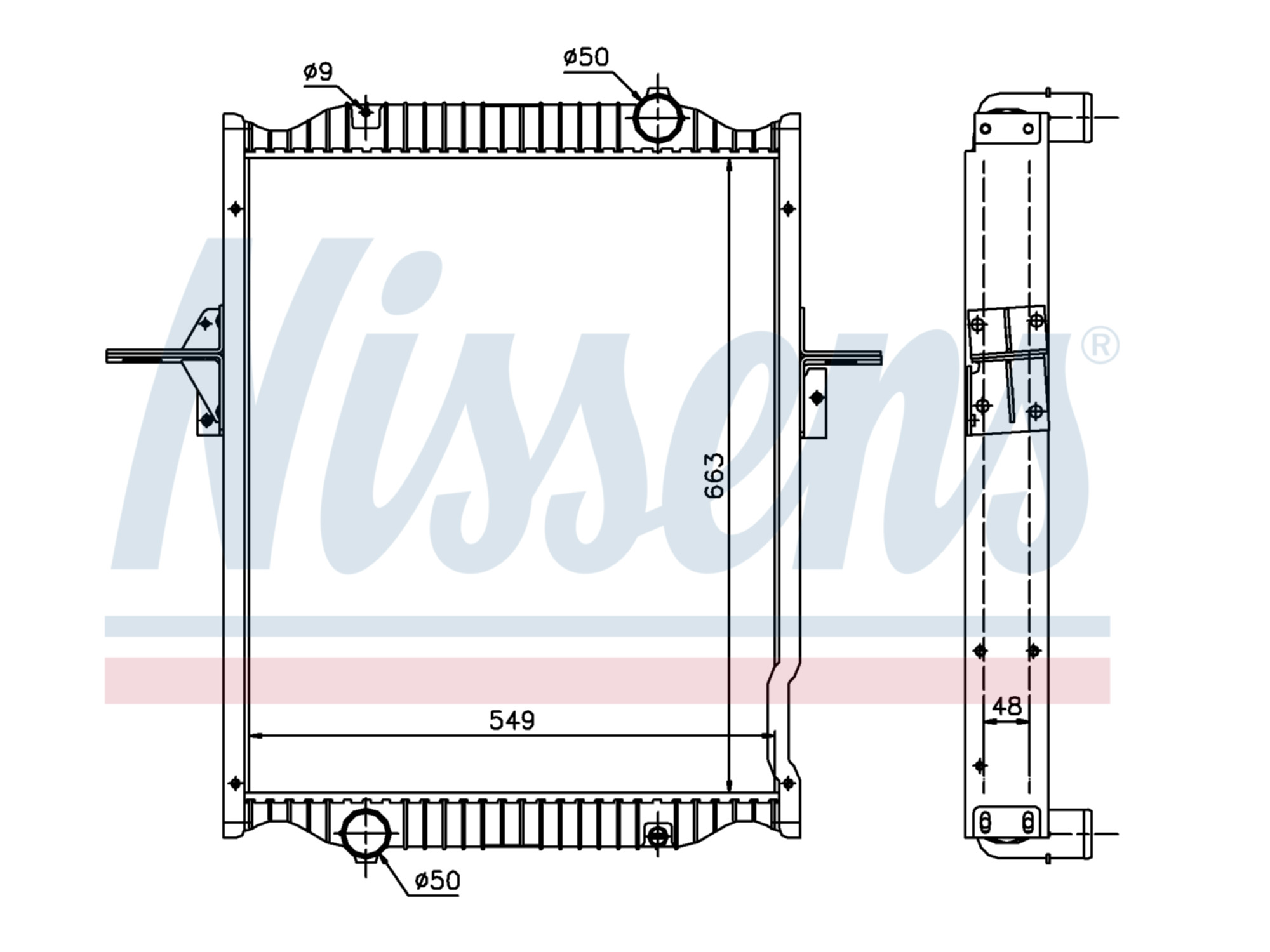 Kühler Nissens 5001838895