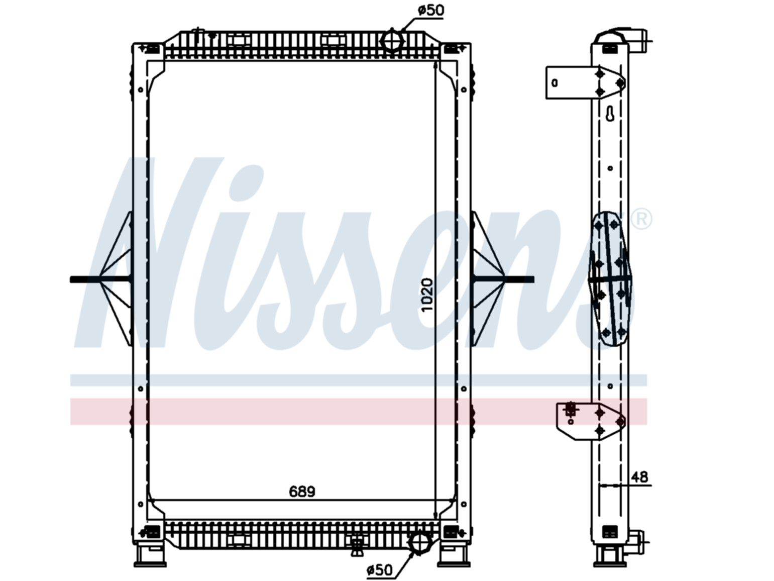 Kühler Nissens 5001866280