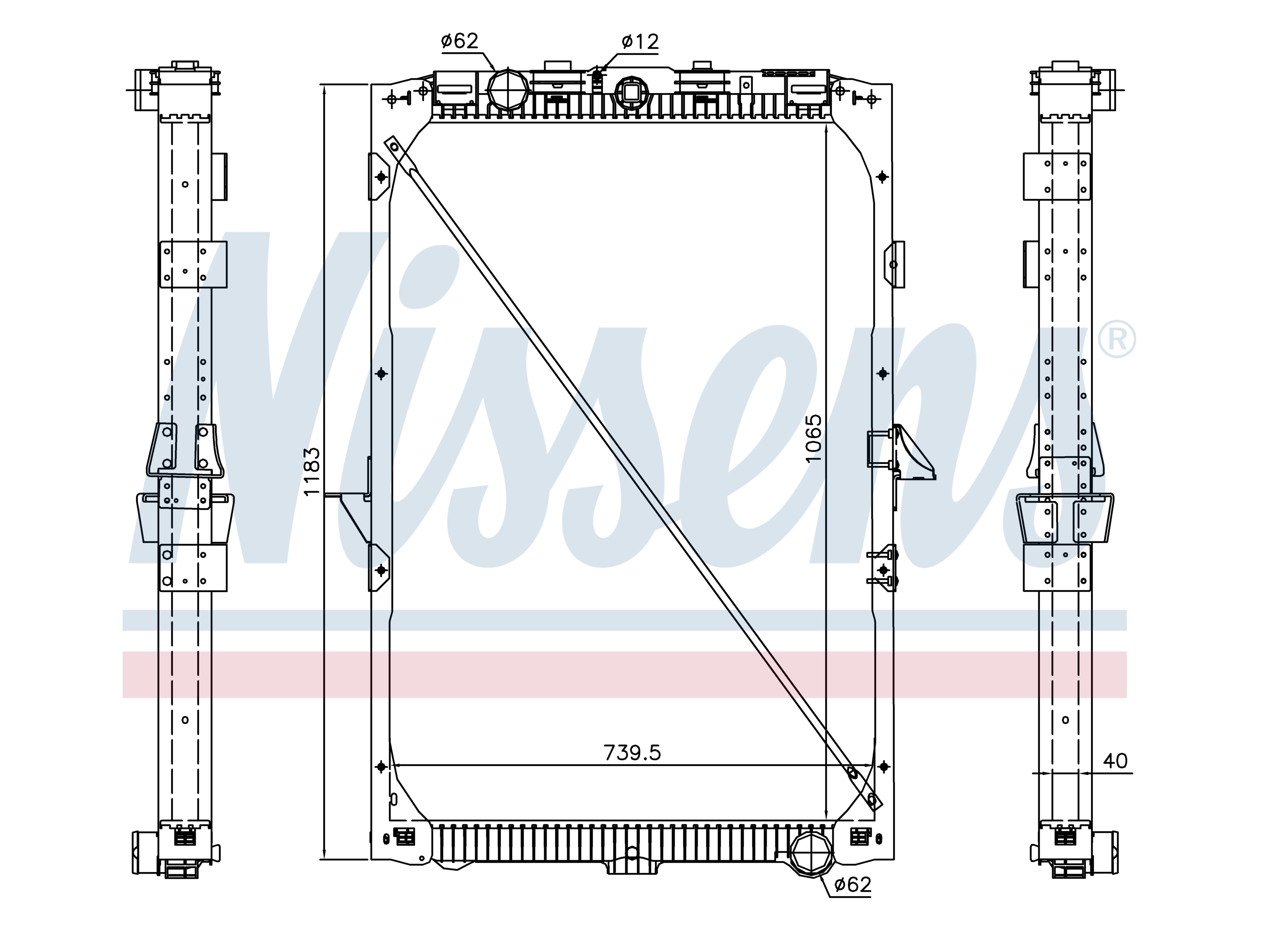 Radiator Nissens 1674136
