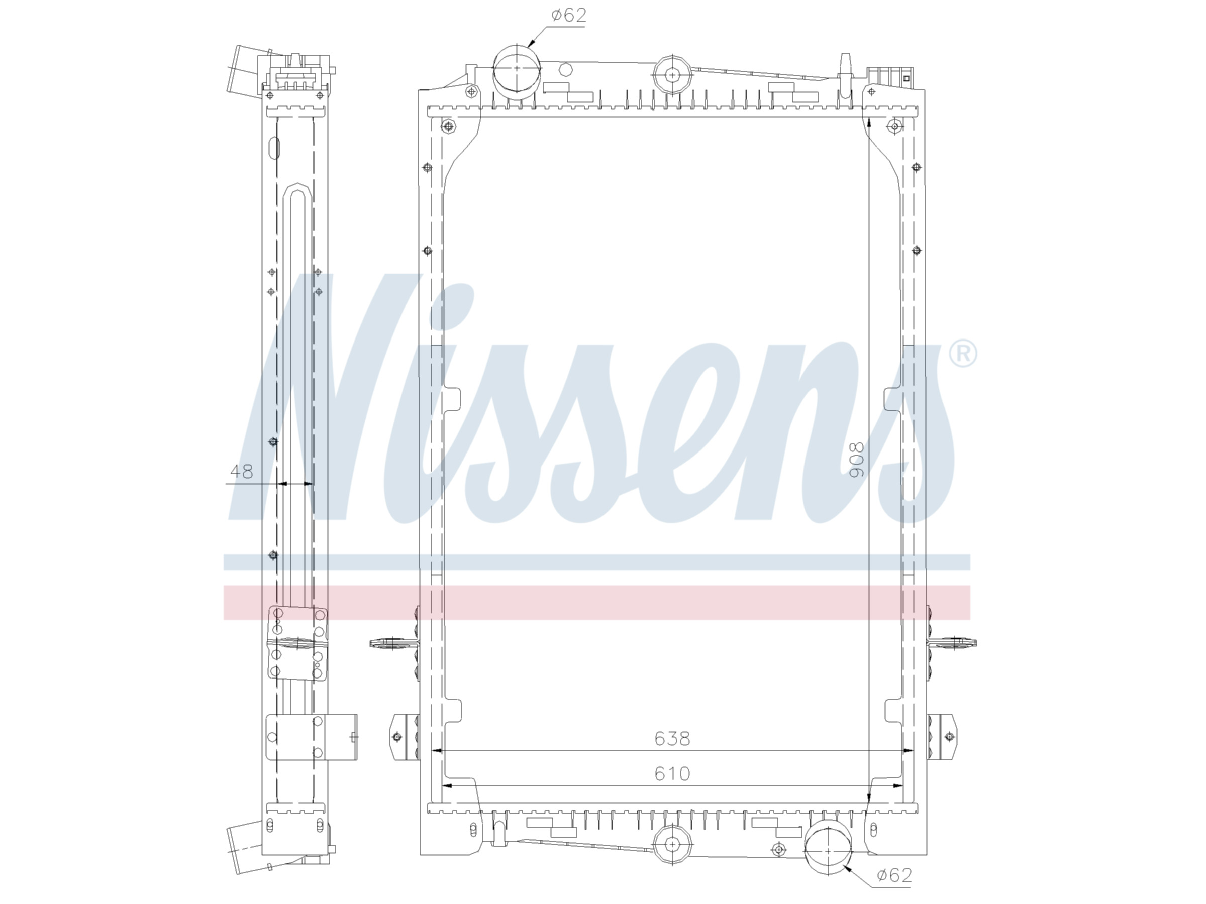 Радиатор Nissens 1241583