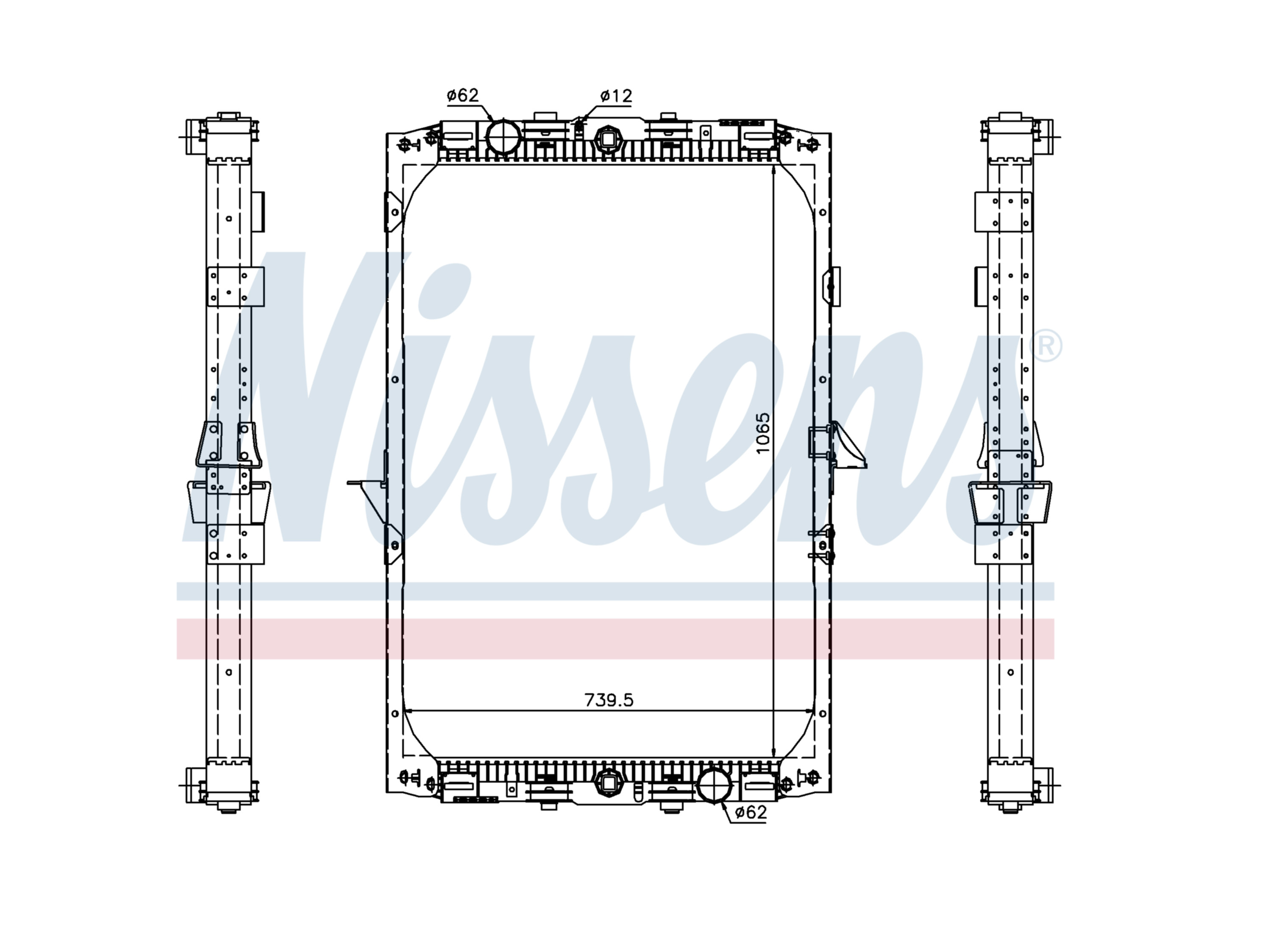 Kühler Nissens 1326966