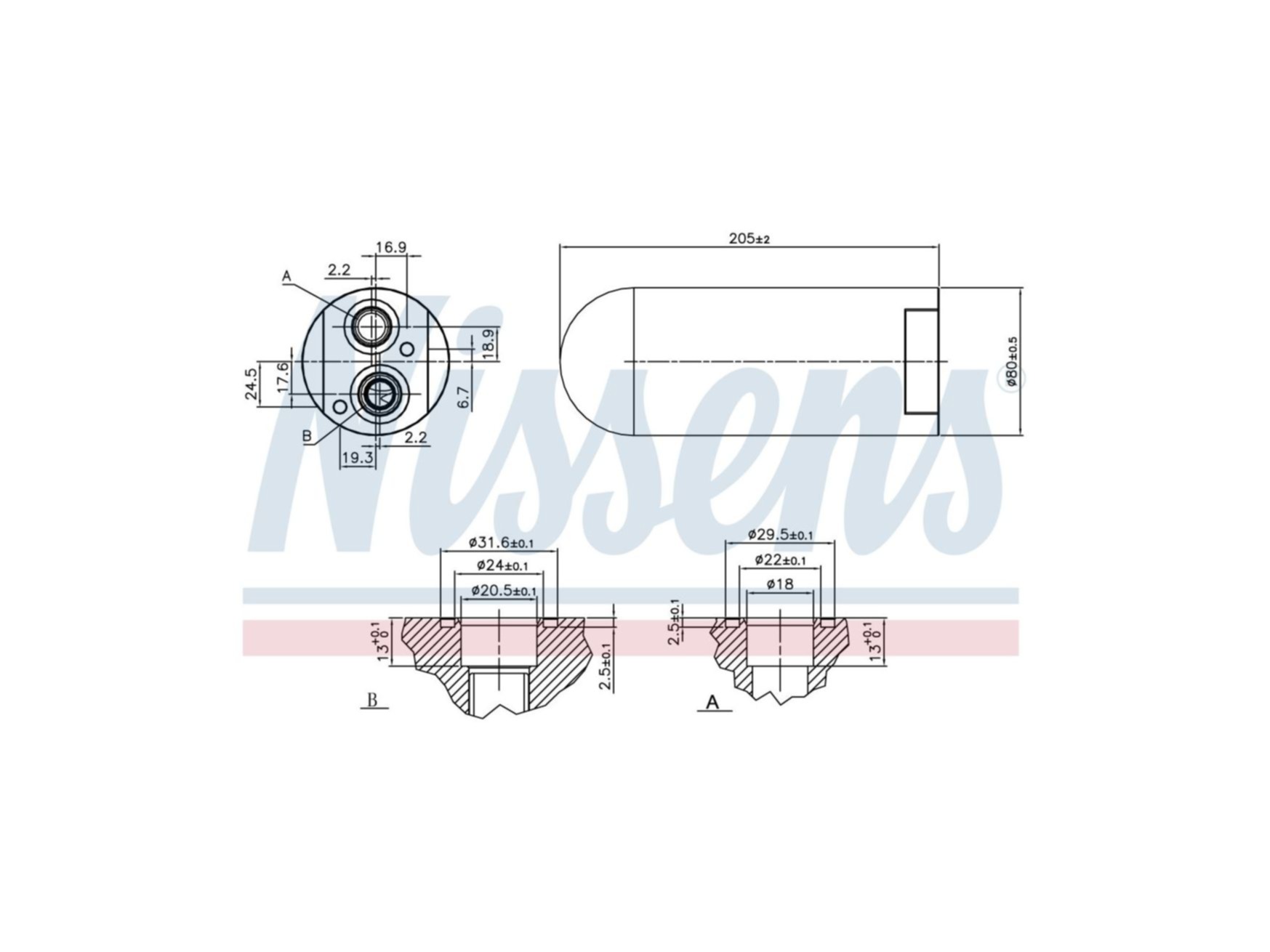 Accumulator Nissens 82422923