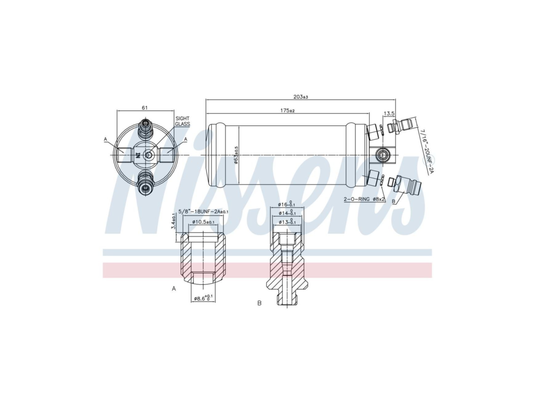DAF 75 CF 98- Nissens 1282786