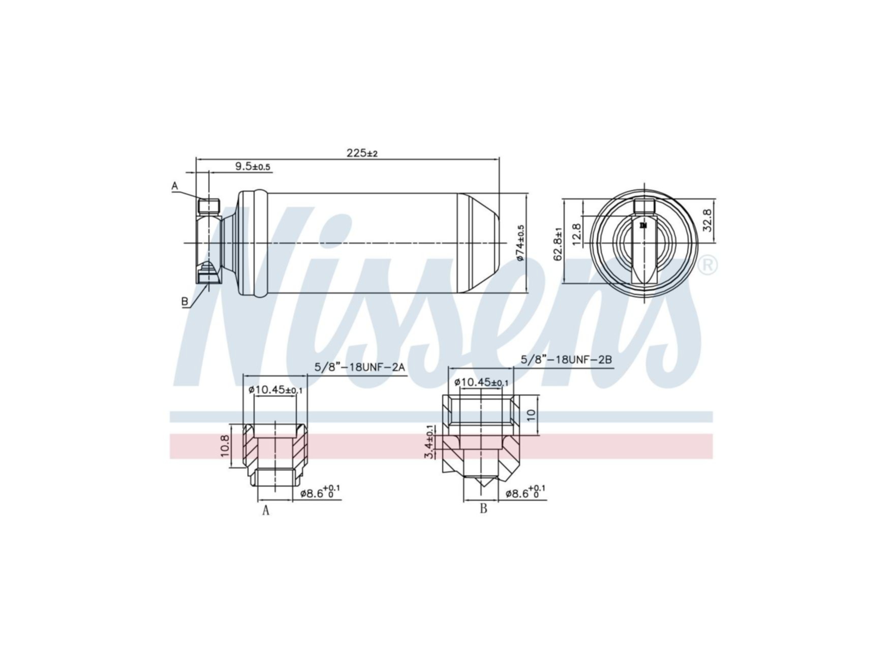 Trocknerfilter Nissens 5010141817