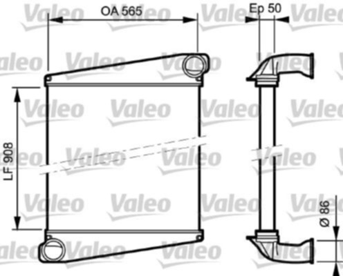 Intercooler Valeo 3183724