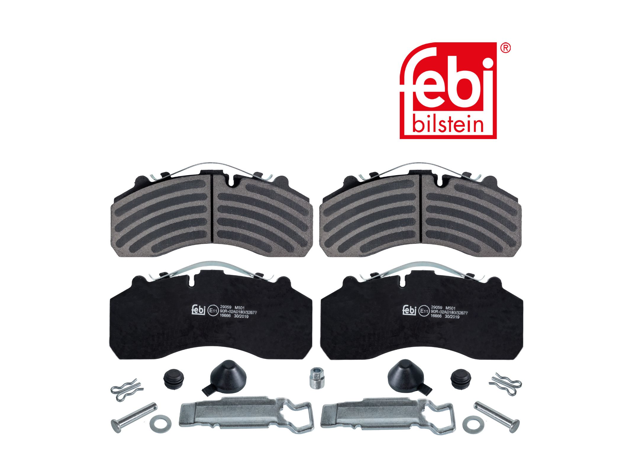 Комплект тормозных колодок Febi 0044202220S1