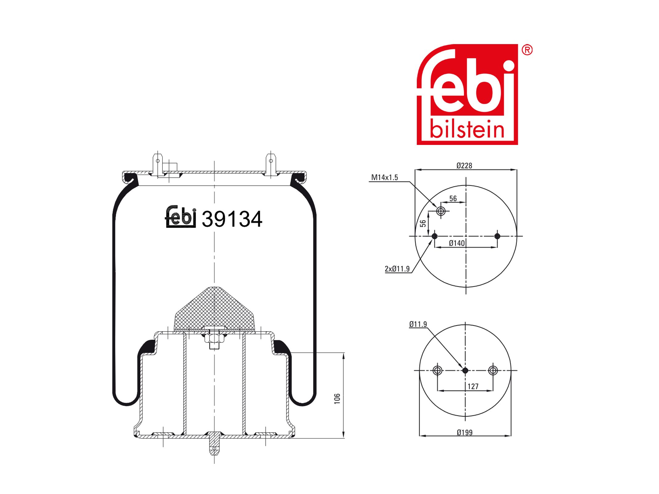 Luftfederbalg Febi 475149