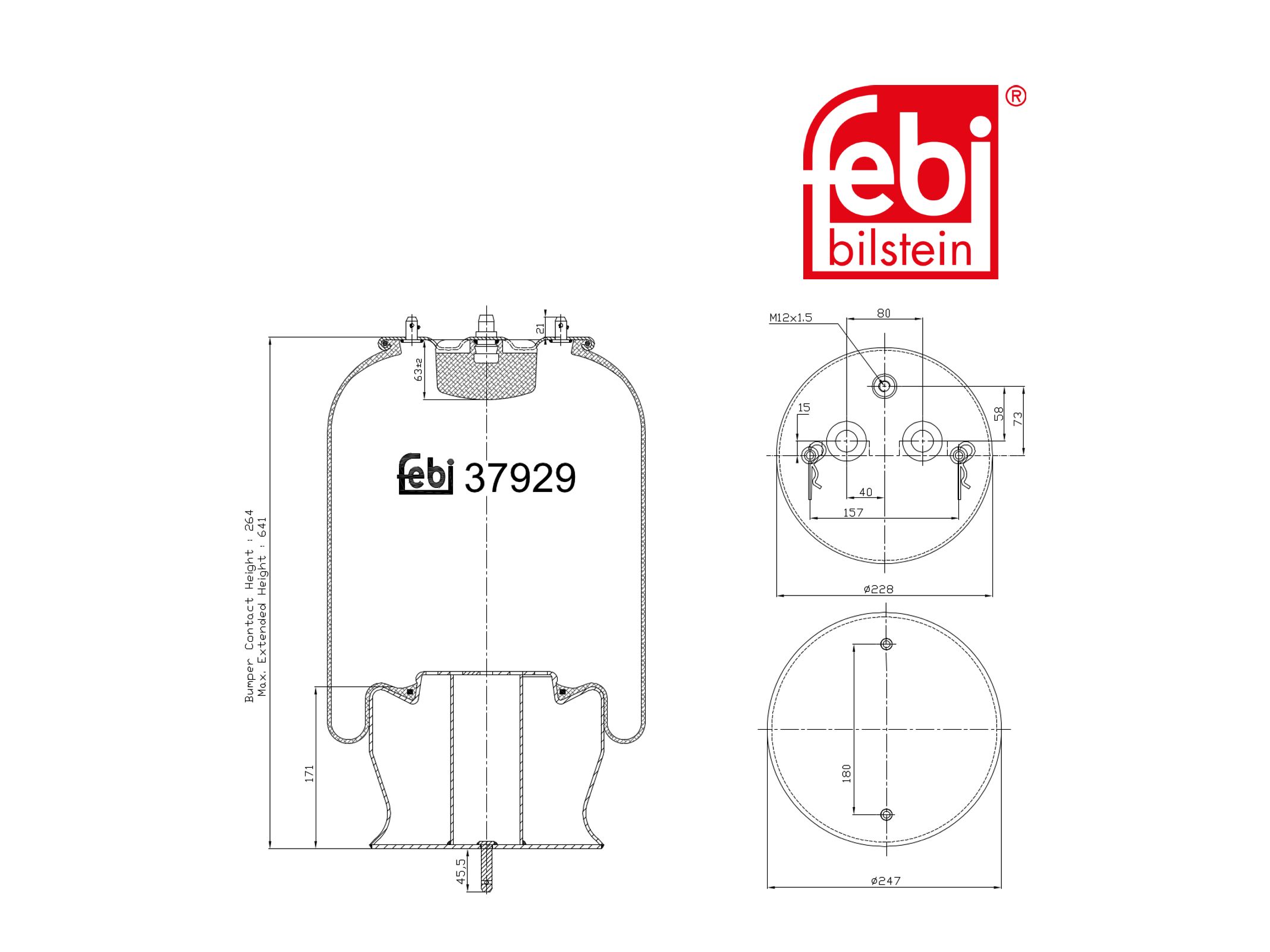 Luftfederbalg Febi 1 386 200
