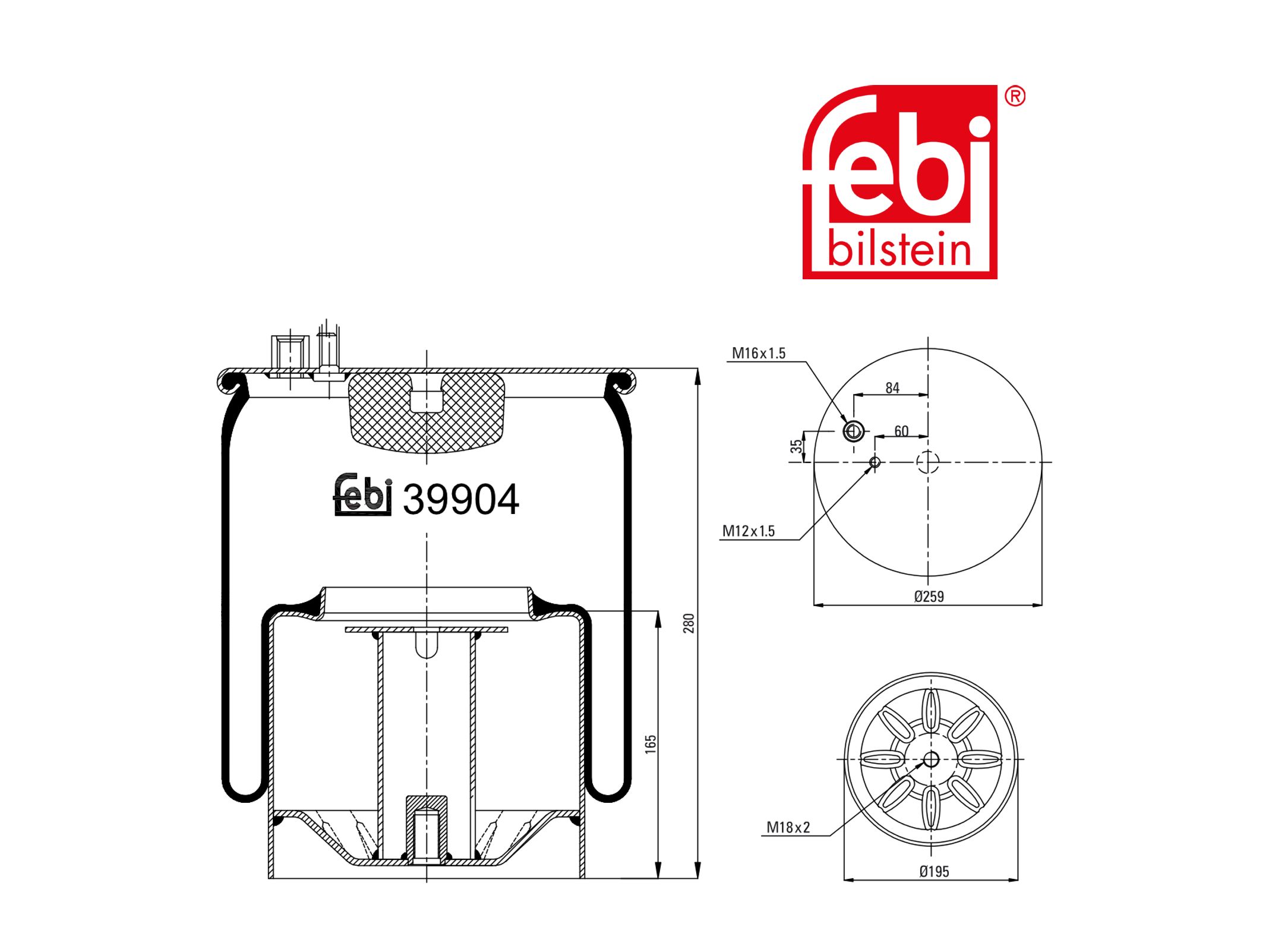 Luftfederbalg Febi 81436006037